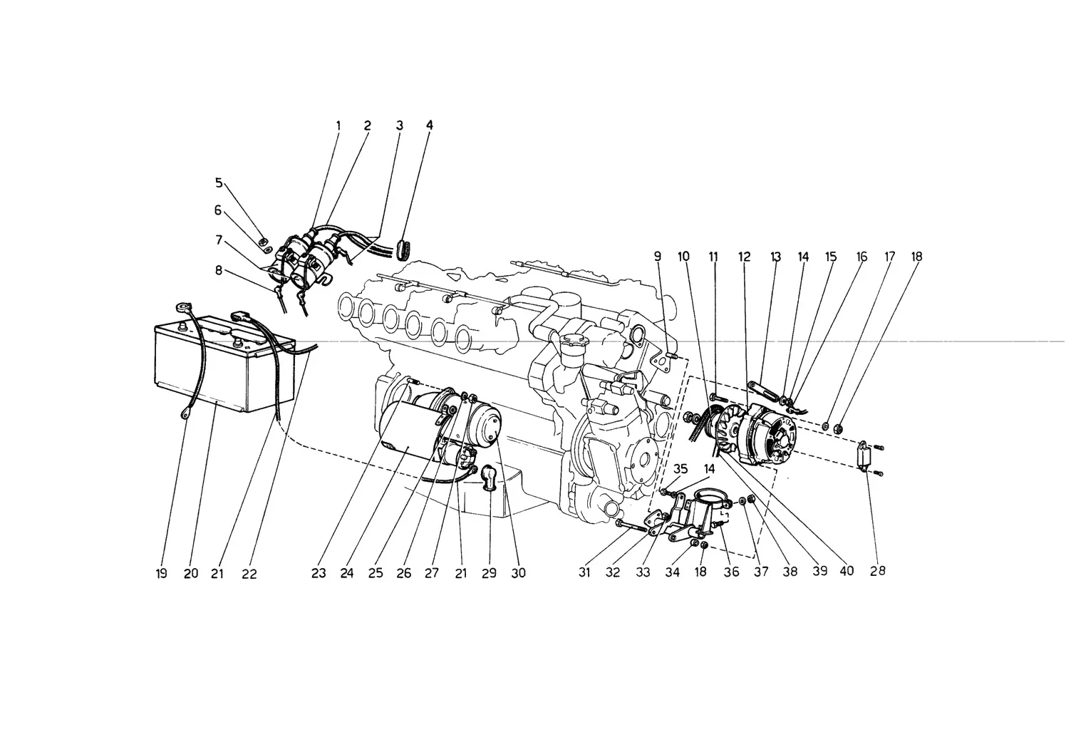 Current Generator And Starting Motor