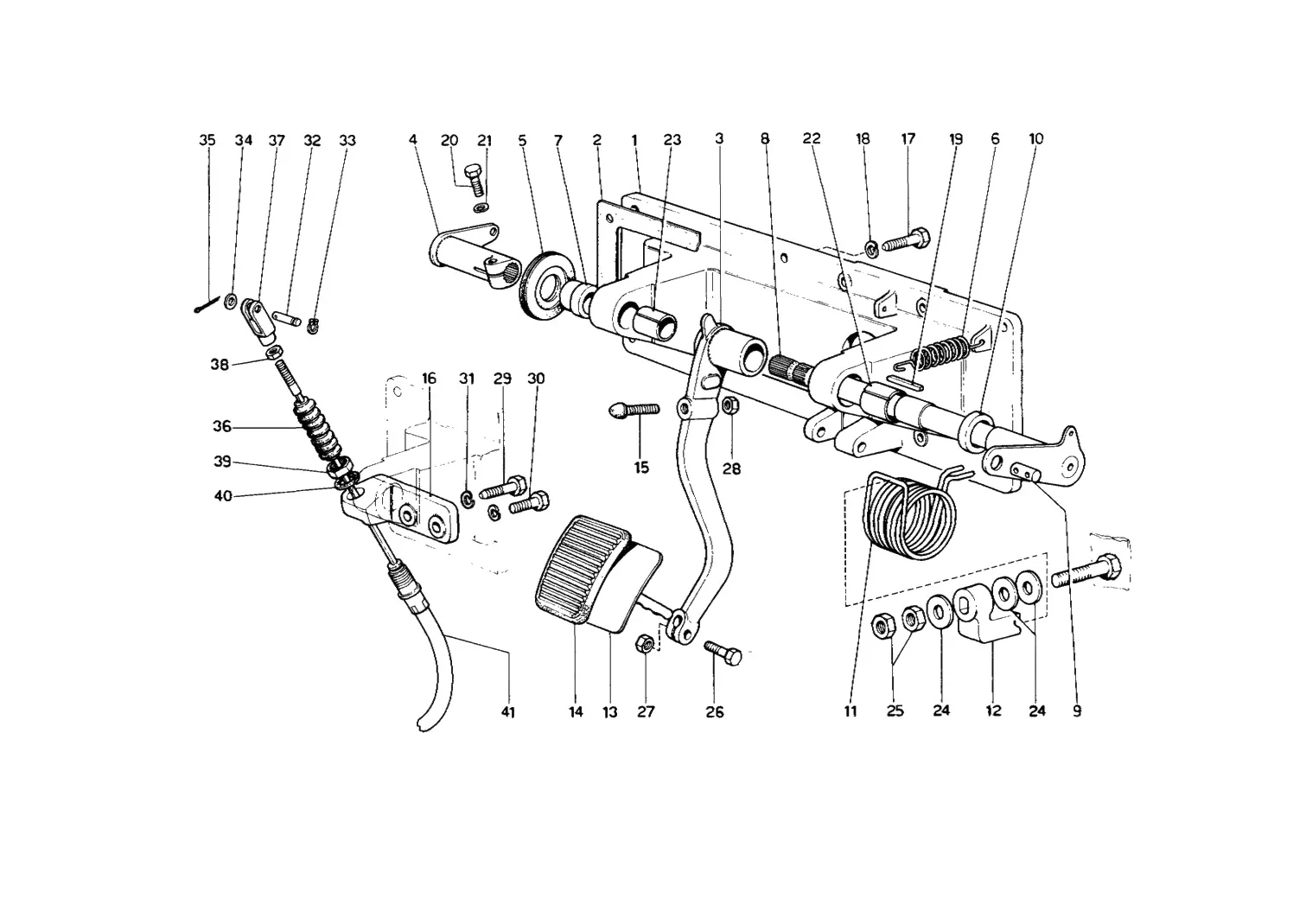 Clutch Release Control (400 Gt - Variants For RHD Version)