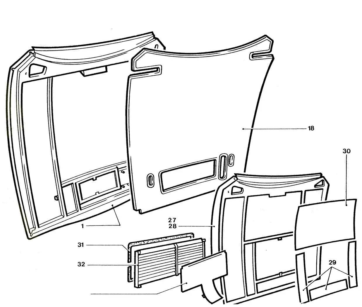 Bonnet Components