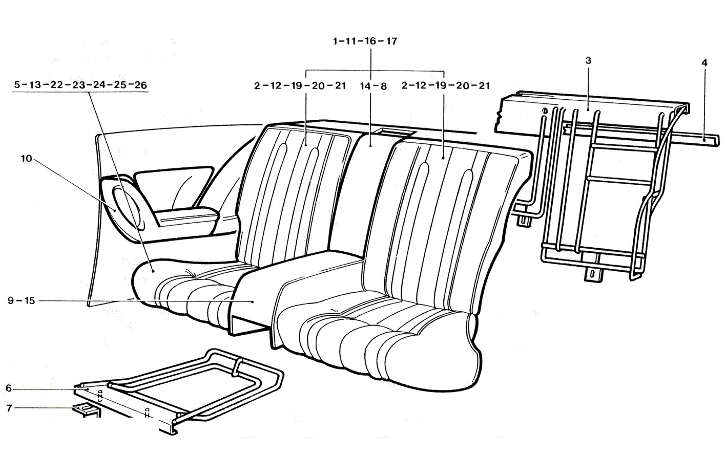 Rear Seat Components
