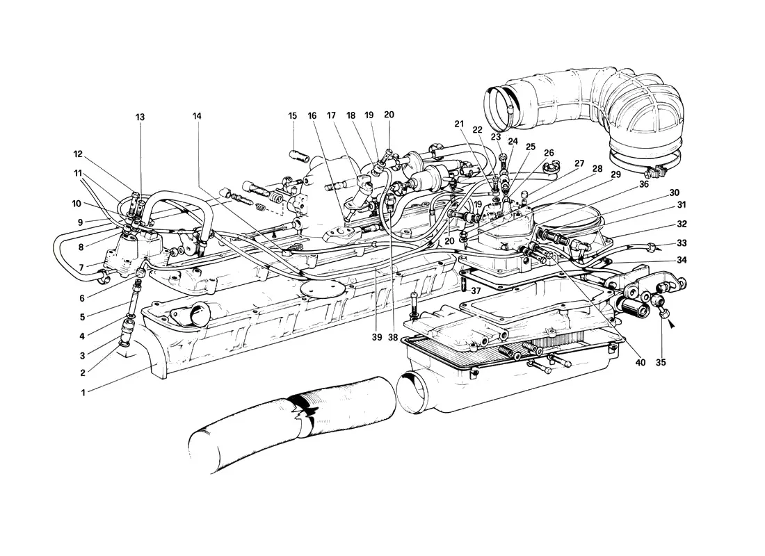Fuel Injection System - Fuel Distributors, Lines