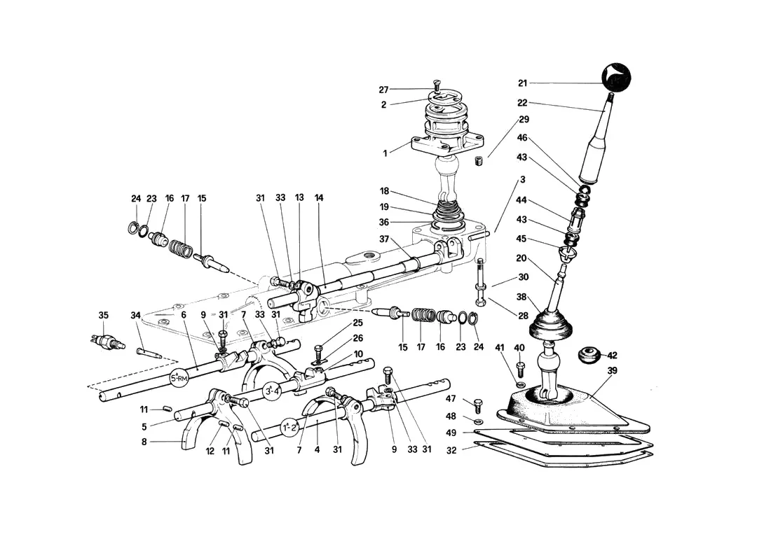 Inside And Outside Gearbox Controls (400 Gt)