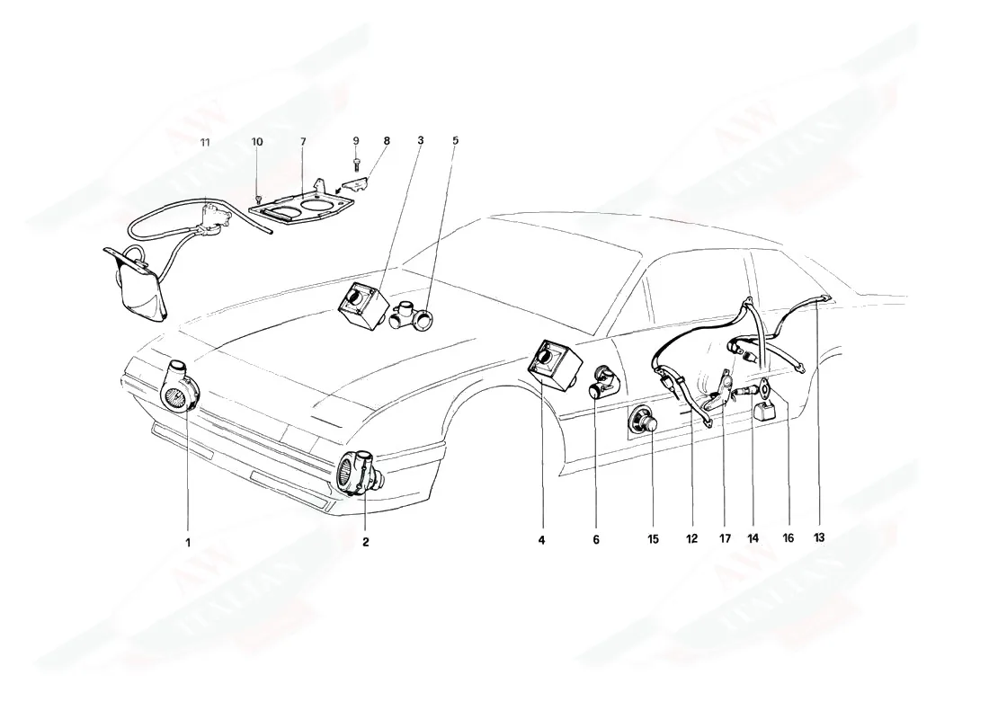Cooling Electric Fans - Heating - Windscreen Washer And Safety Belts