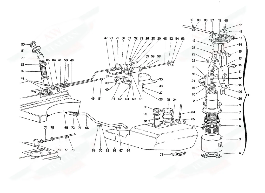 Fuel Tanks, Pumps, Lines
