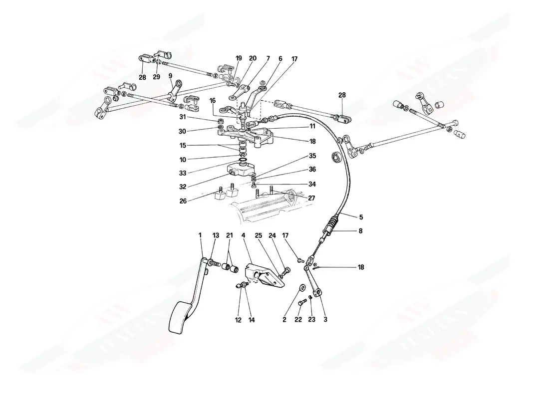 Throttle Controls (For RHD)