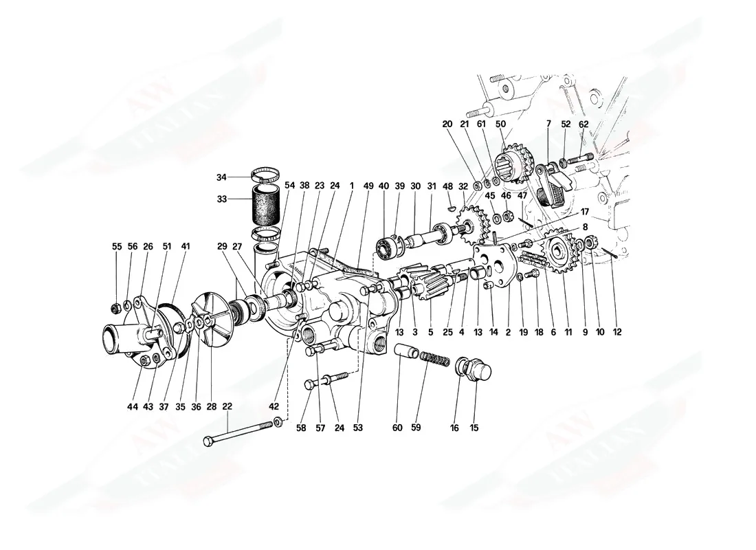 Water Pump And Engine Oil
