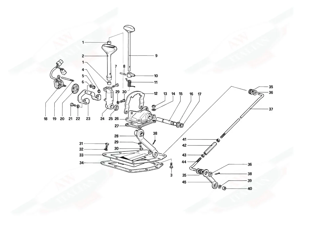 Outside Gearbox Controls - 412A