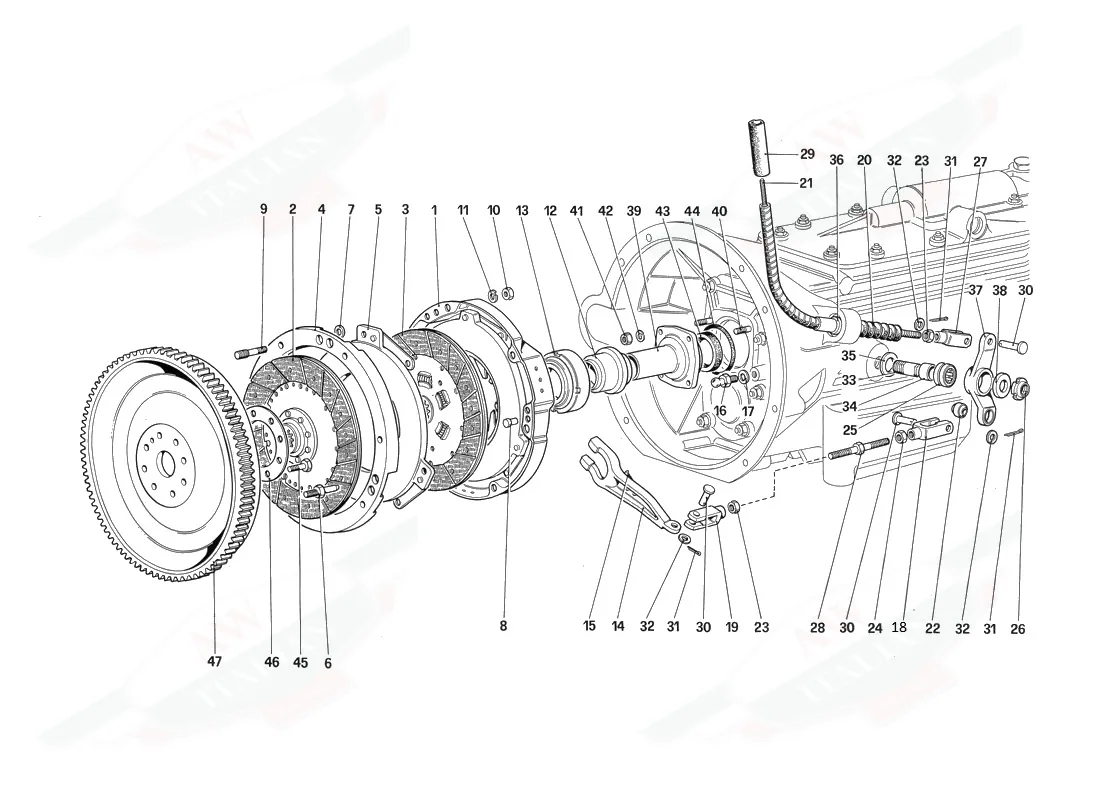 Clutch System And Control - 412M - From Car 70005