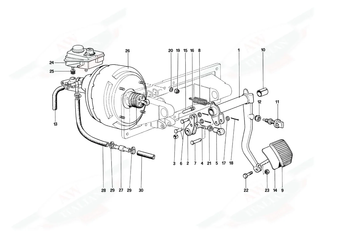 Brakes Hydraulic Control - 412M Lhd