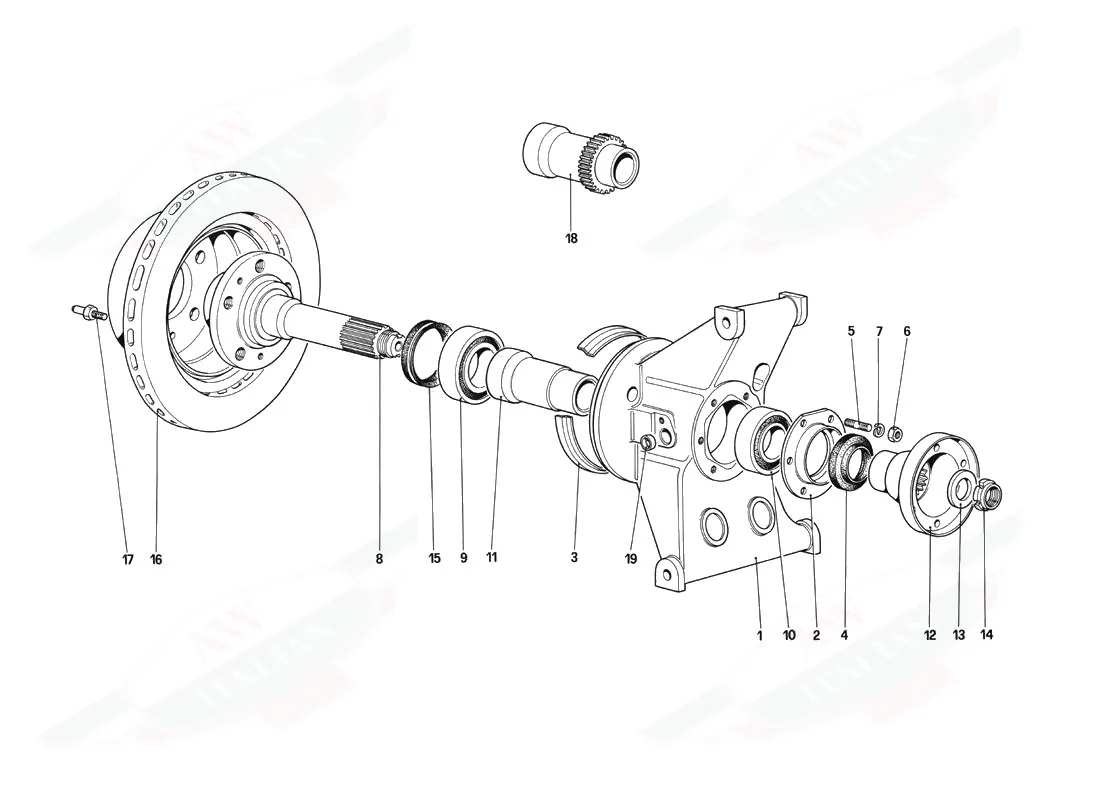 Rear Suspension - Brake Disc
