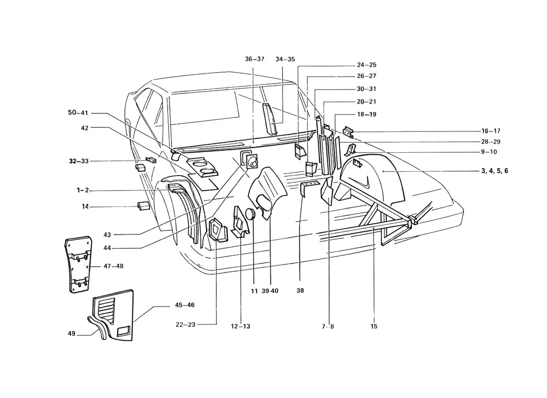 Front Body Sub-Panels