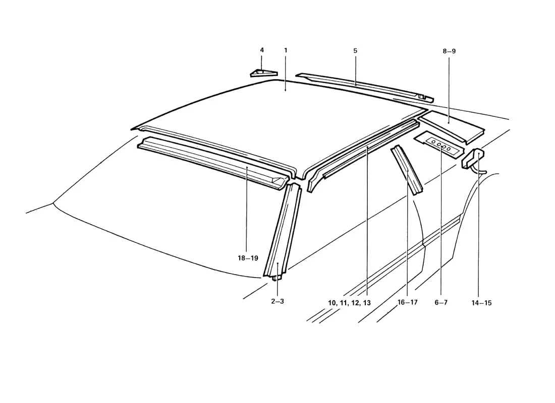 Roof And Pillar Panels
