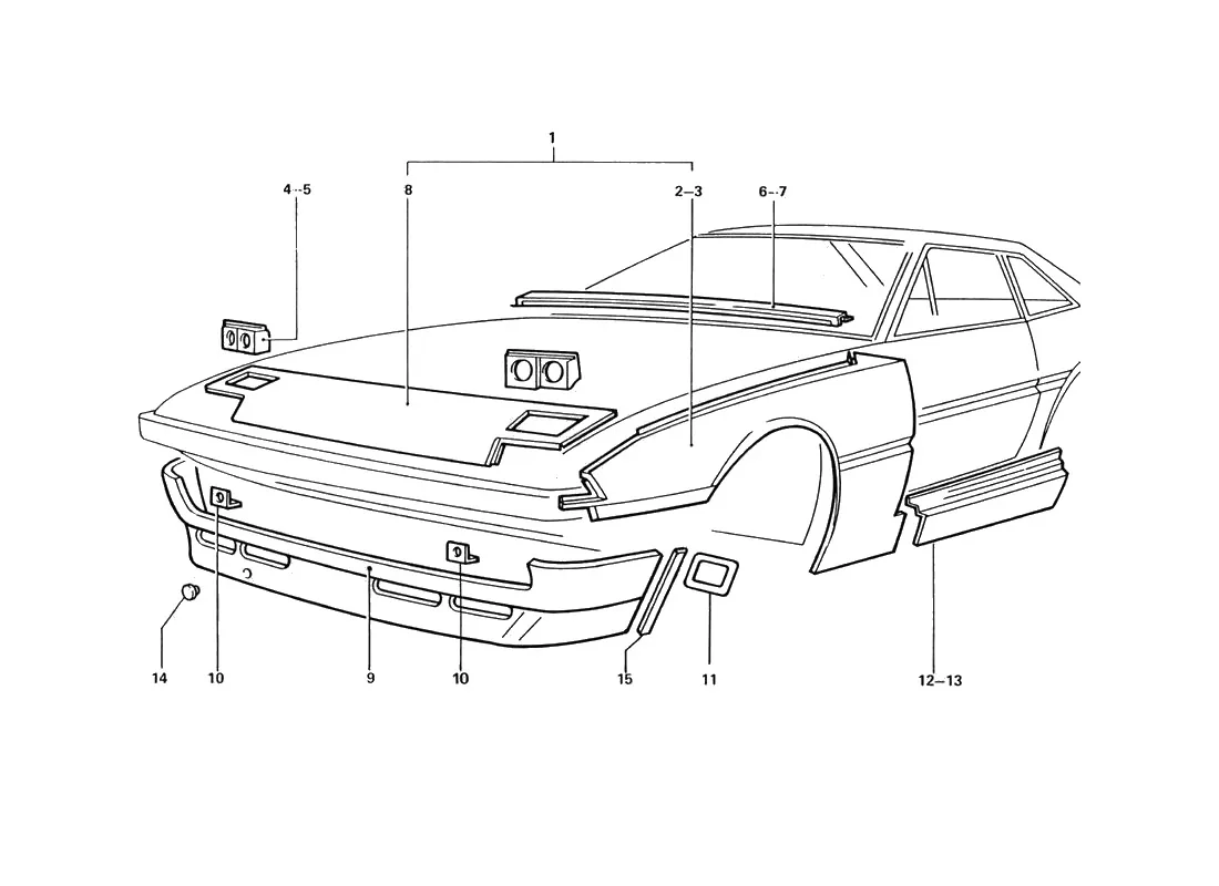 Front And Side Body Panels