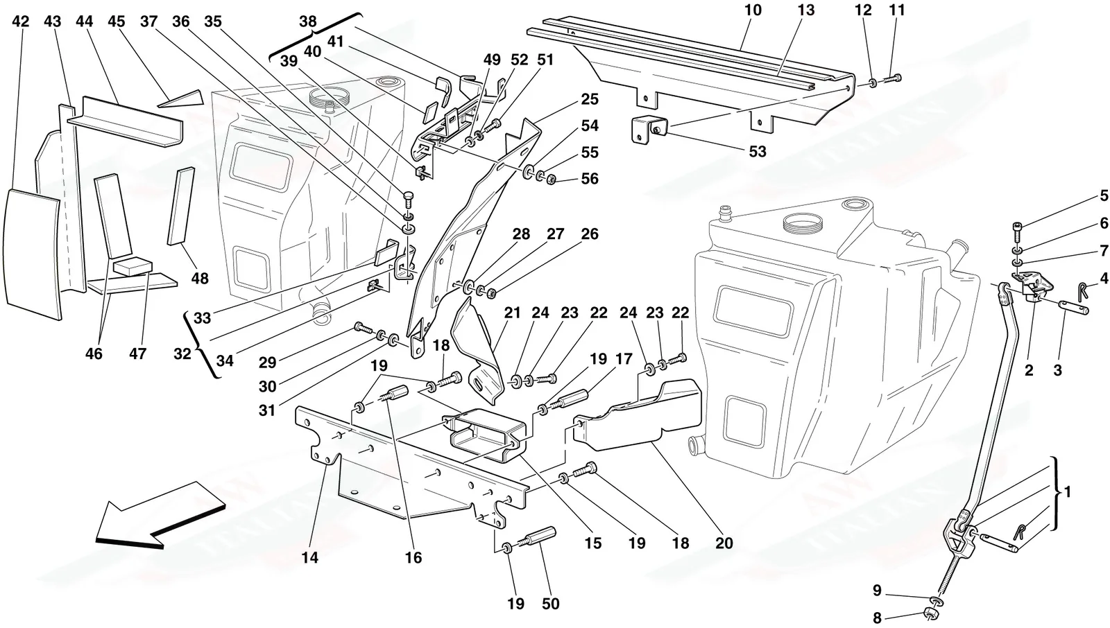 Fuel Tanks - Fasteners And Guards