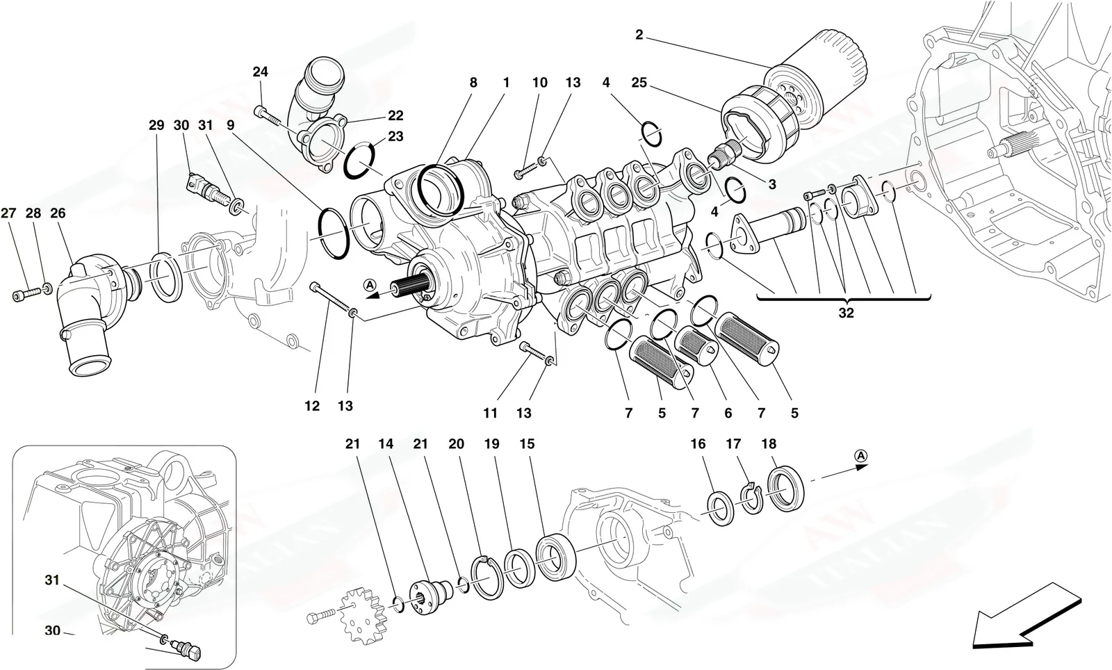 Oil / Water Pump