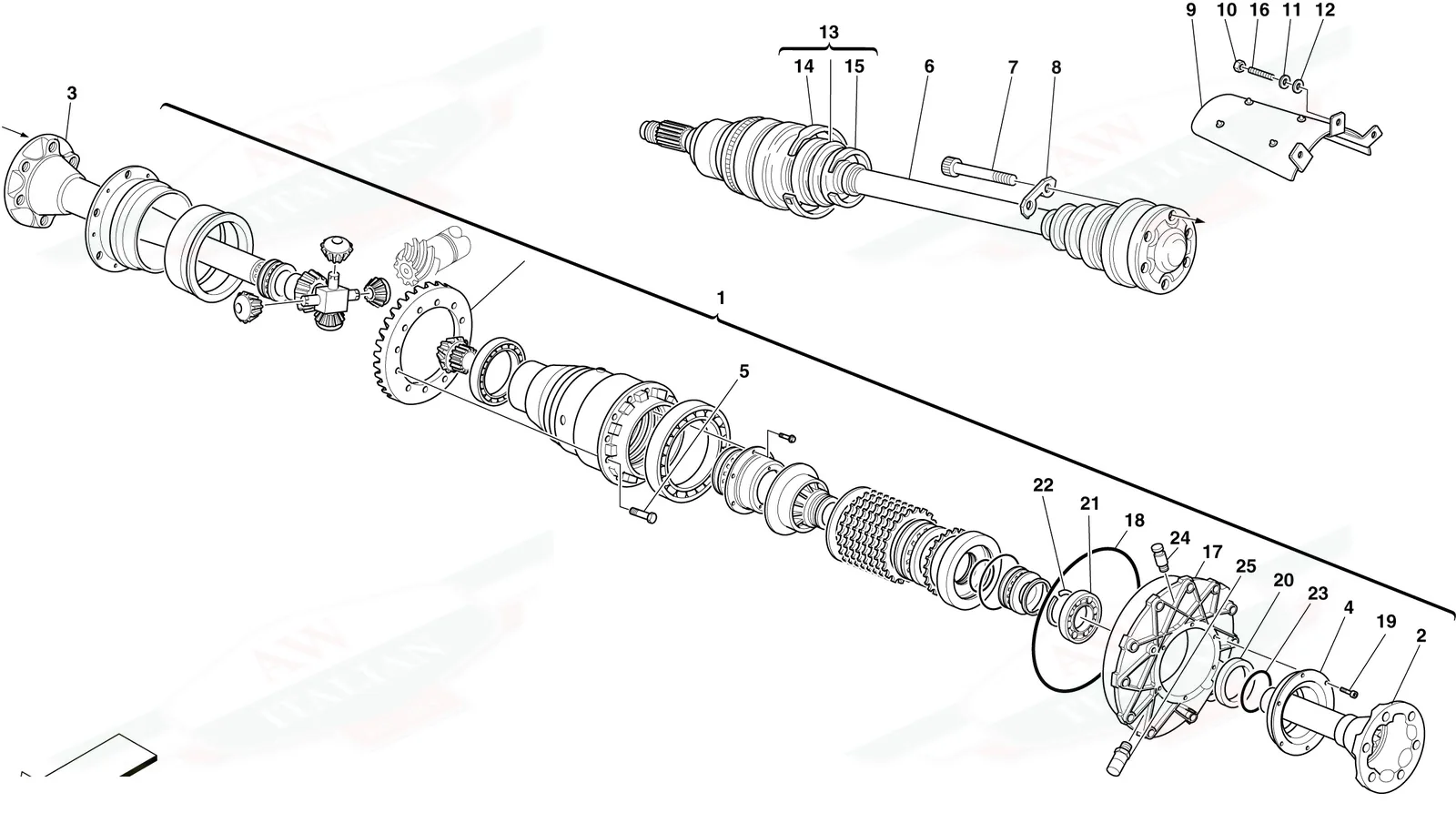 Differential And Axle Shaft