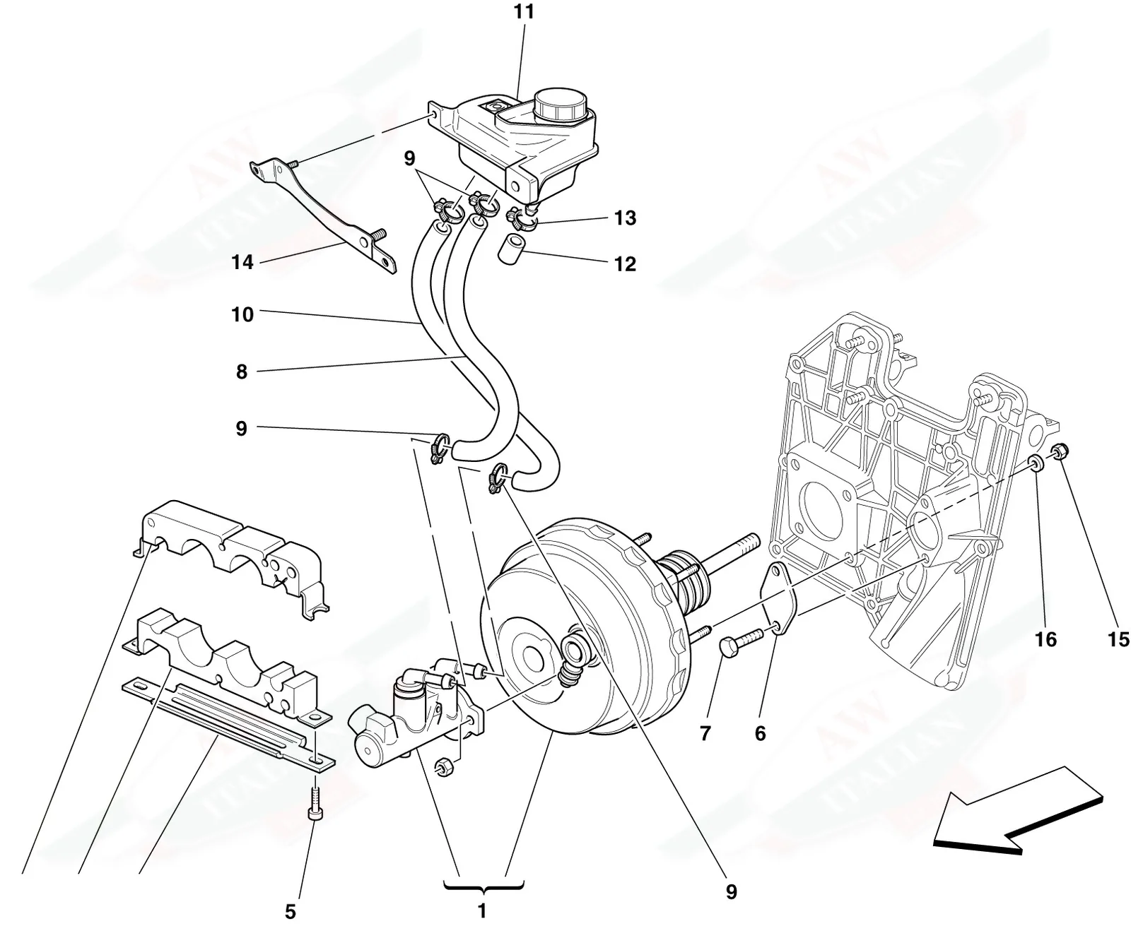 Hydraulic Brake And Clutch Controls