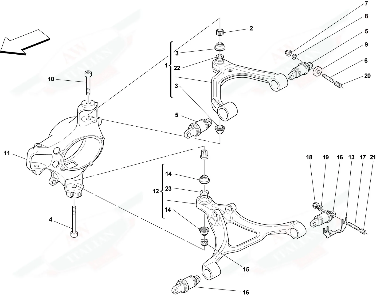Front Suspension - Arms