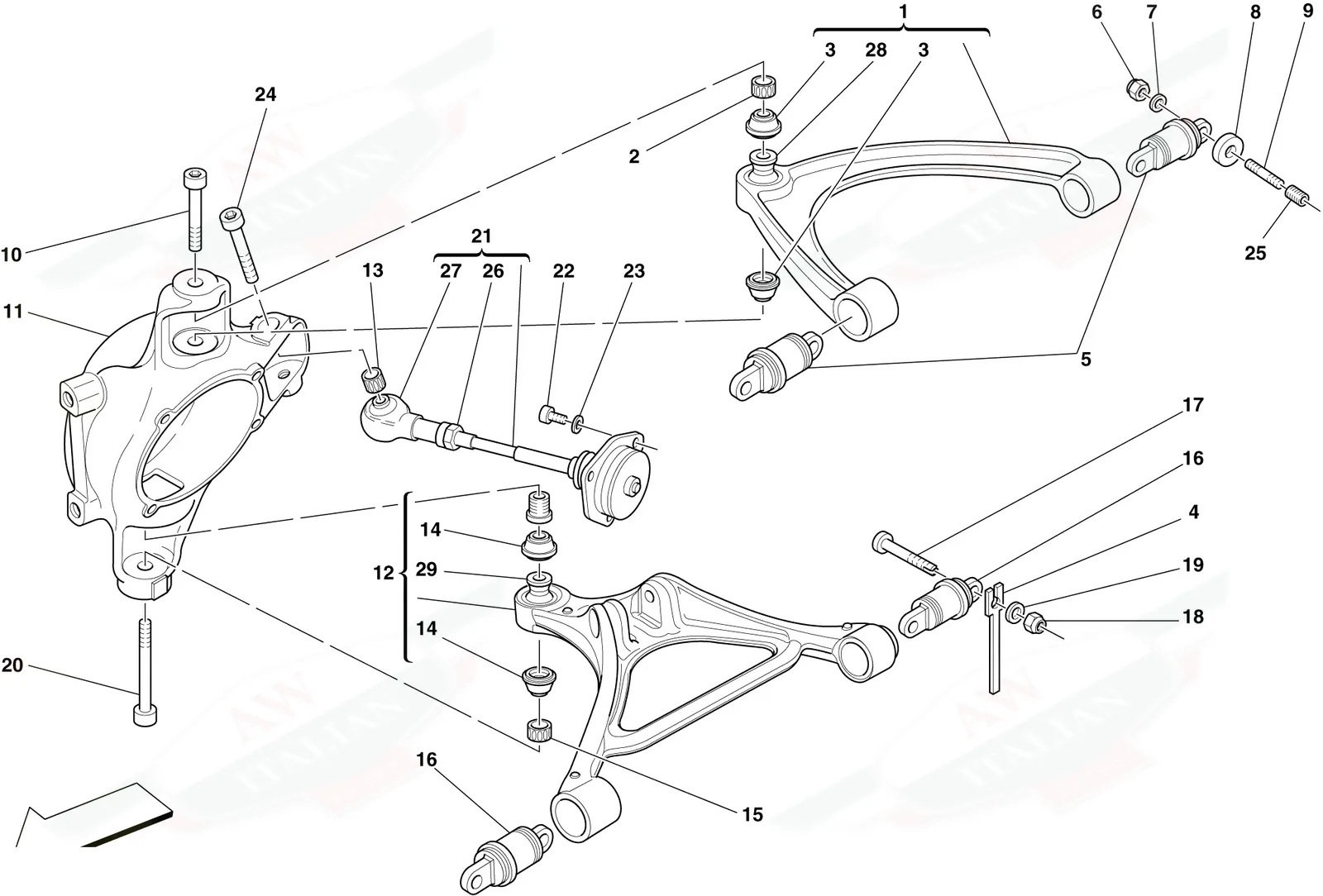 Rear Suspension - Arms