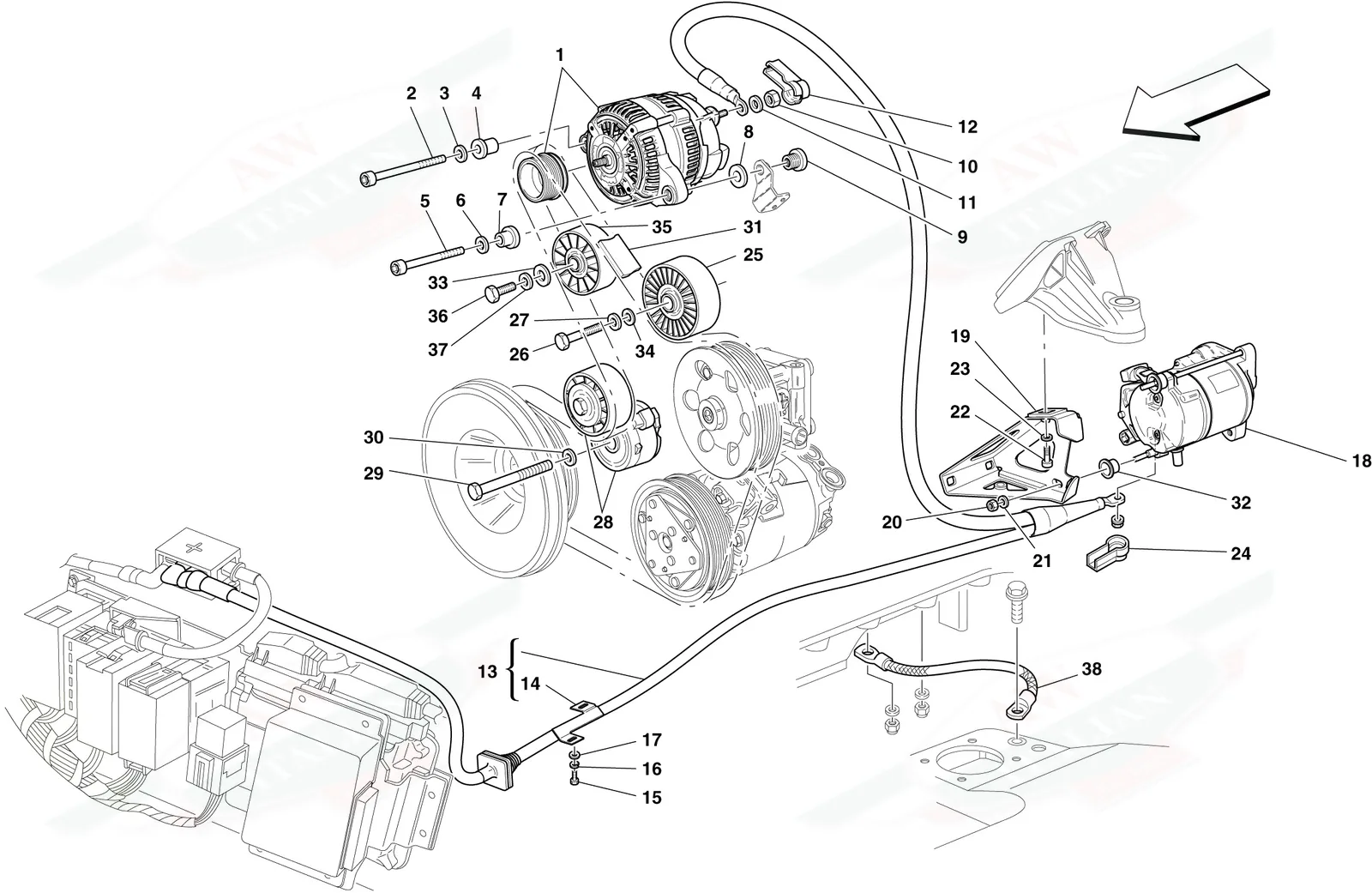 Alternator - Starter Motor