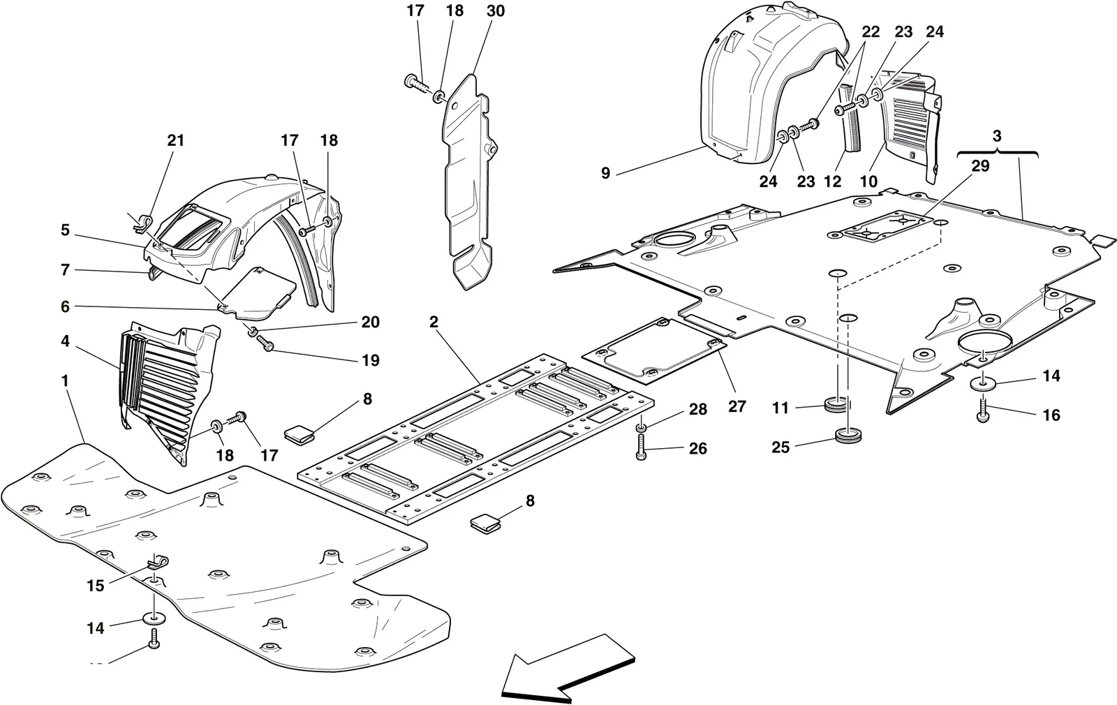 Flat Undertray And Wheelhouses