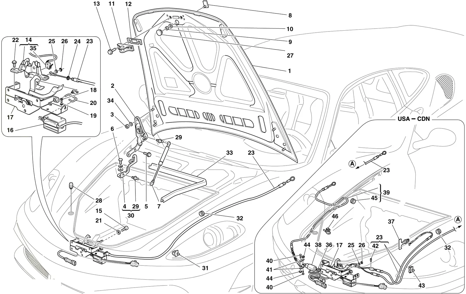 Front Lid And Opening Mechanism