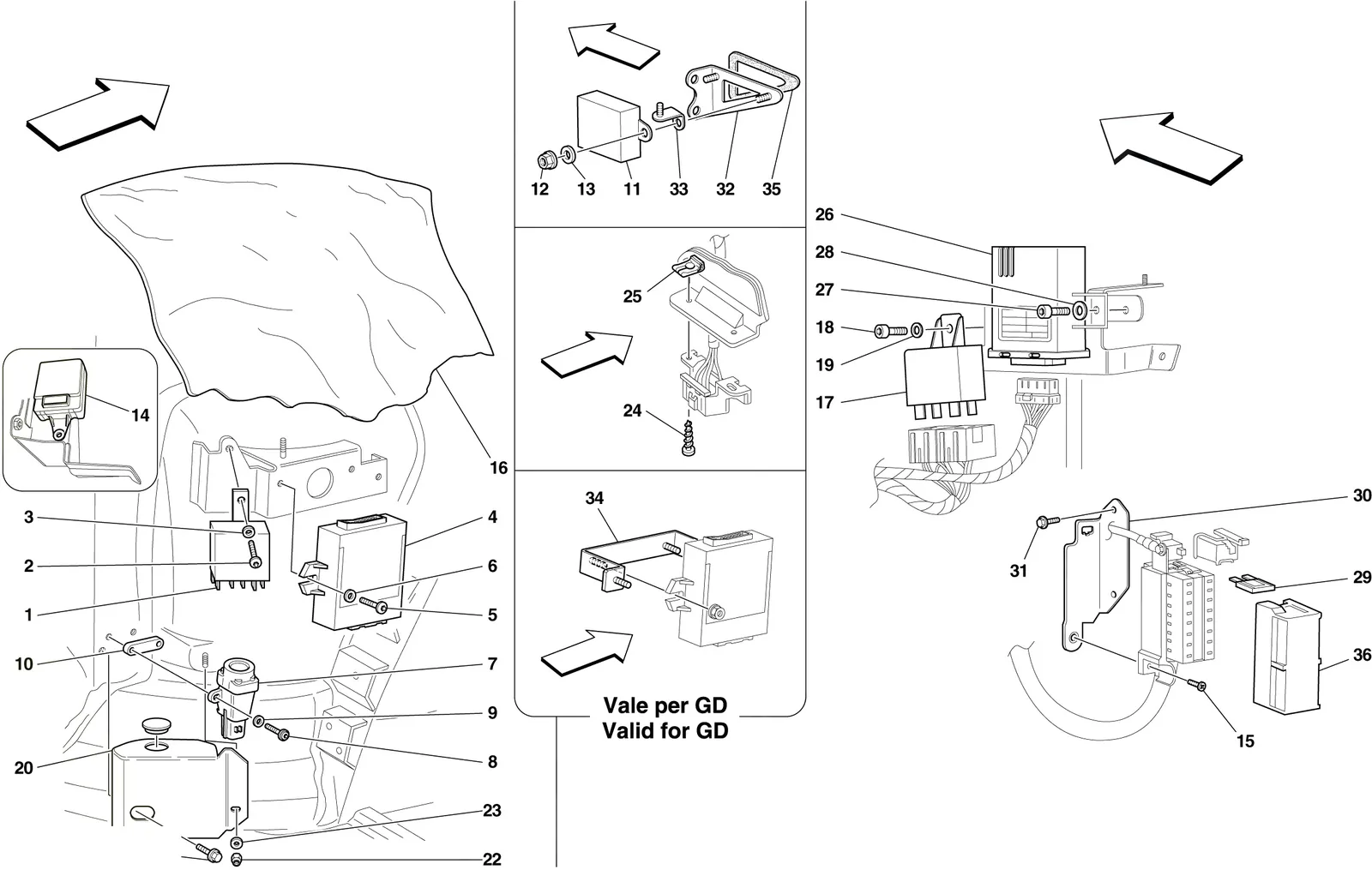 Front Passenger Compartment Ecus