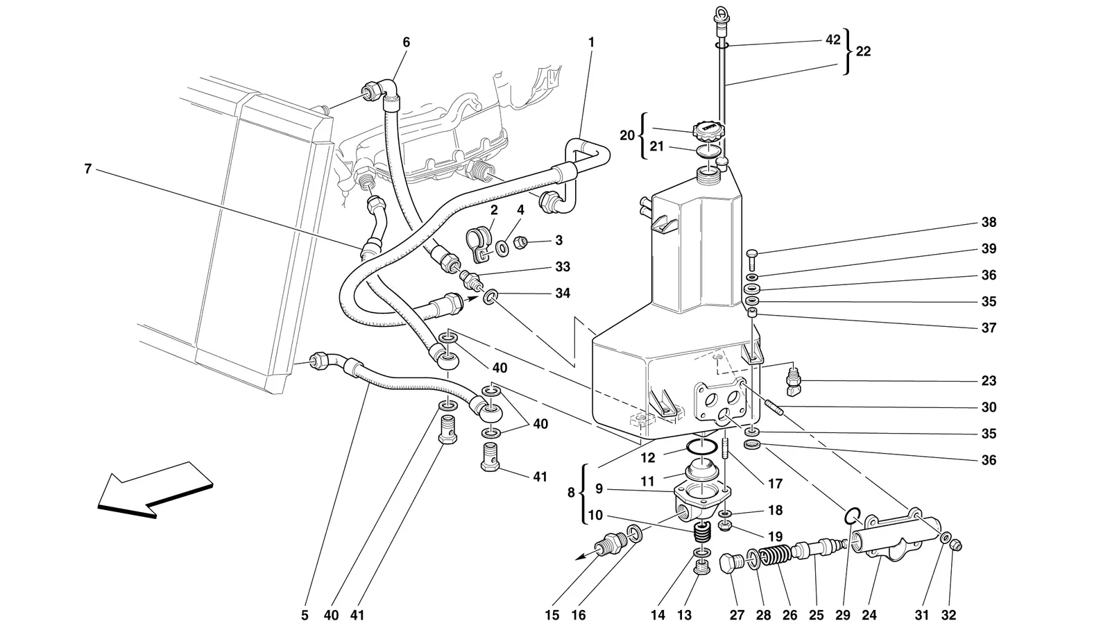 Lubrication System - Tank