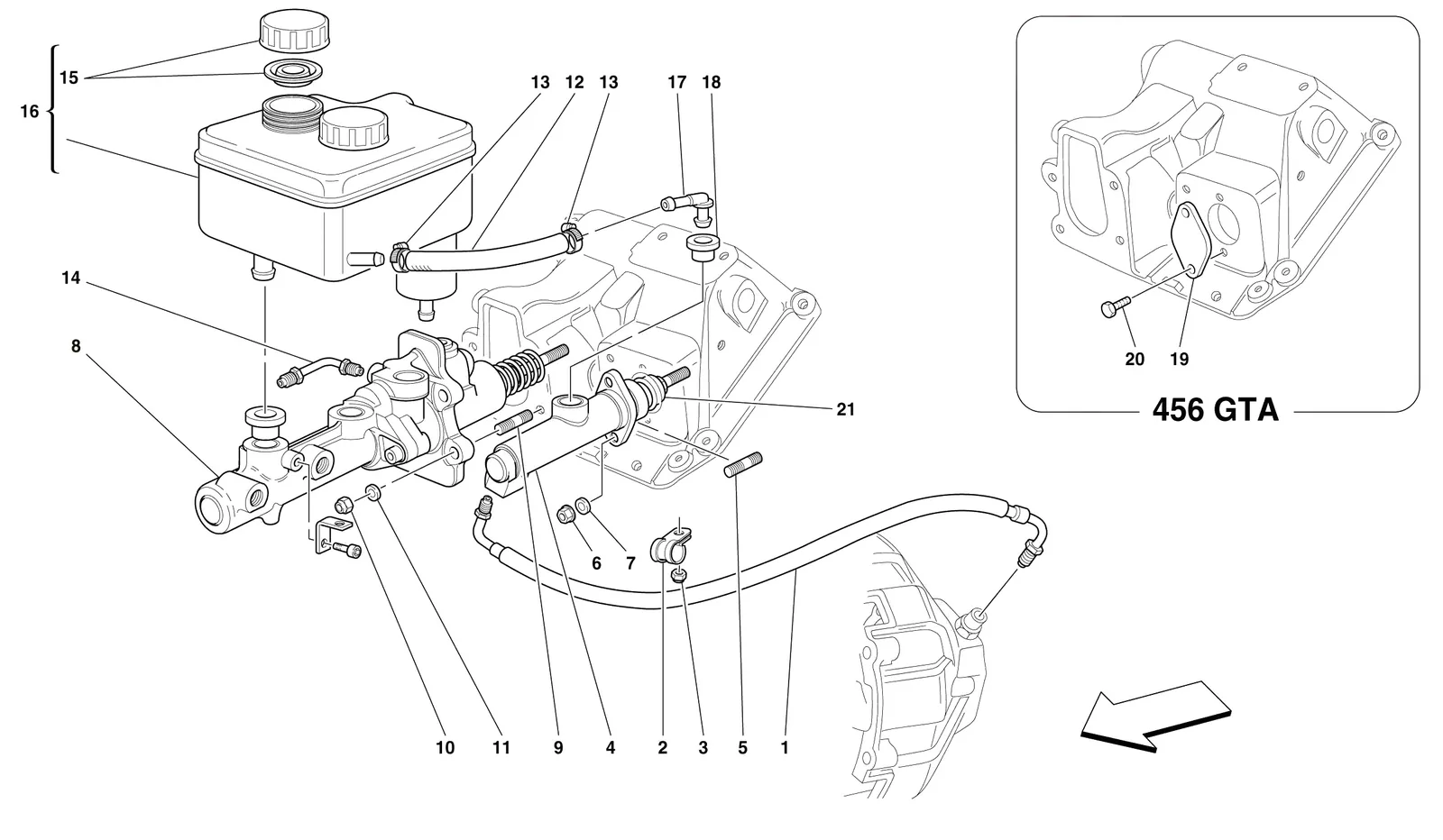Brake And Clutch Hydraulic System -Valid For Gd-