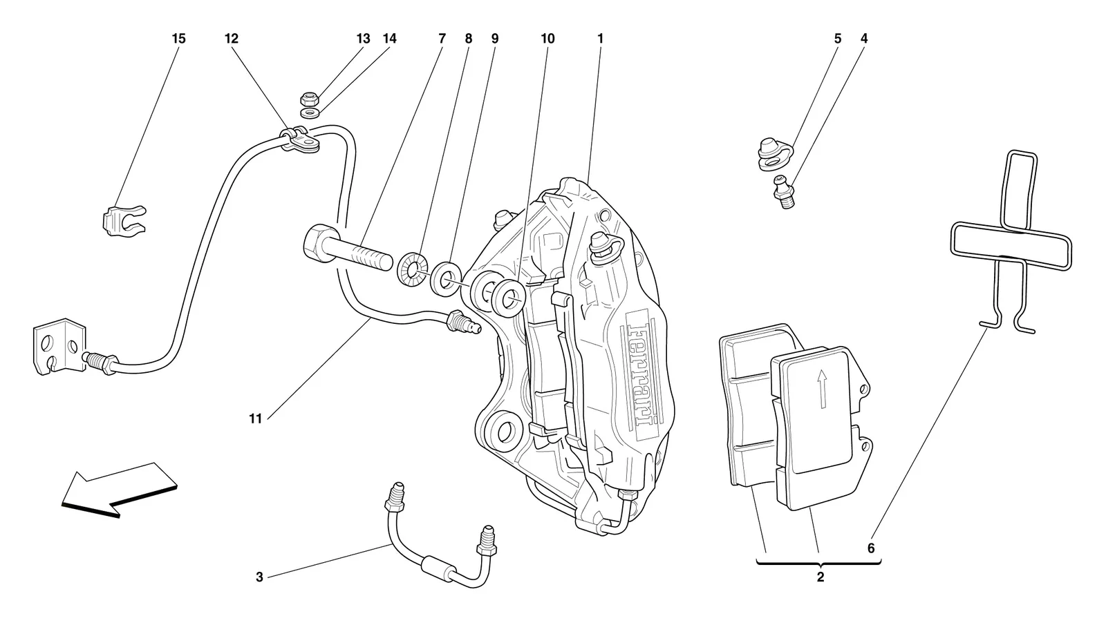 Caliper For Rear Brake