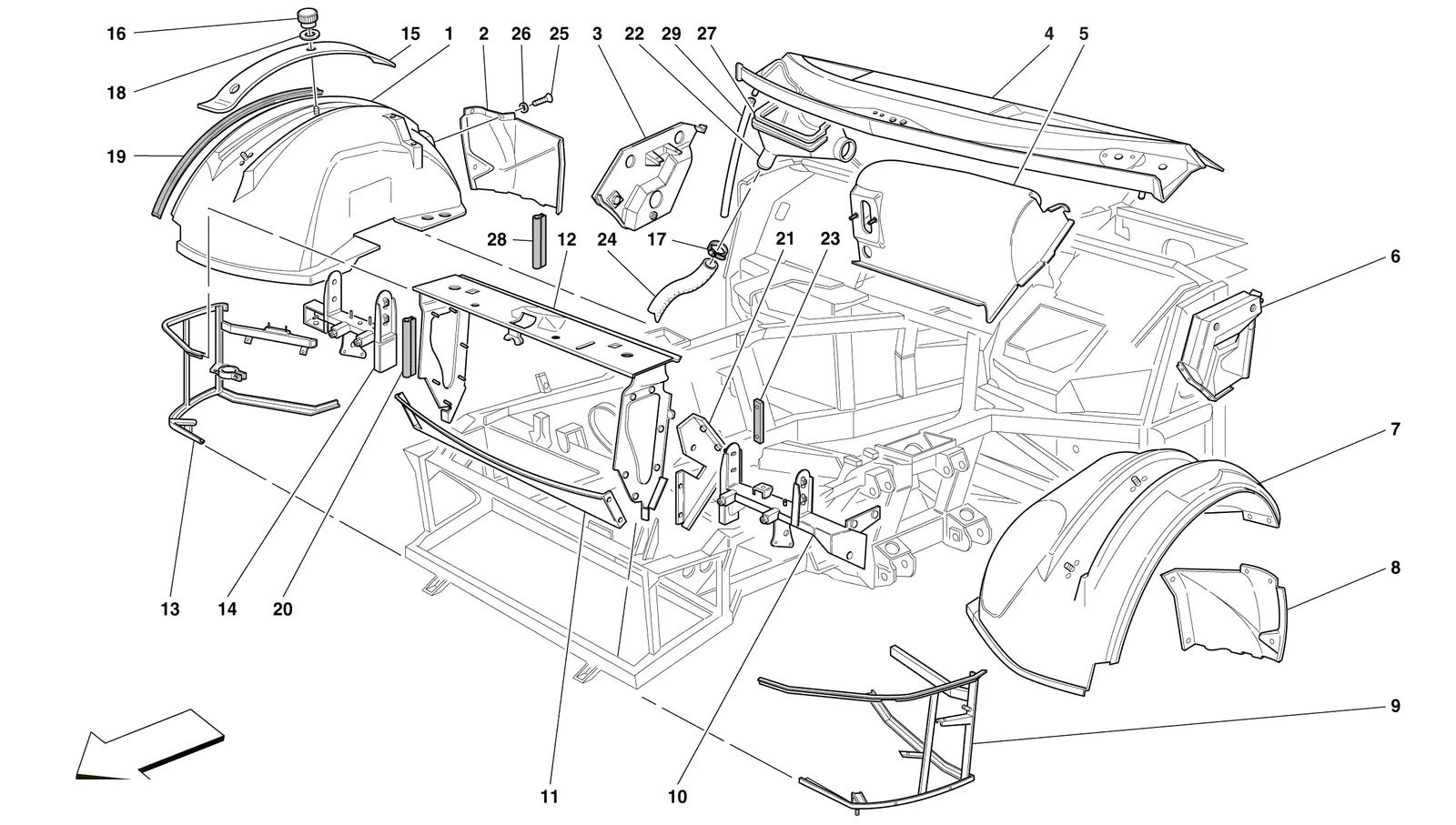 Front Structures And Components