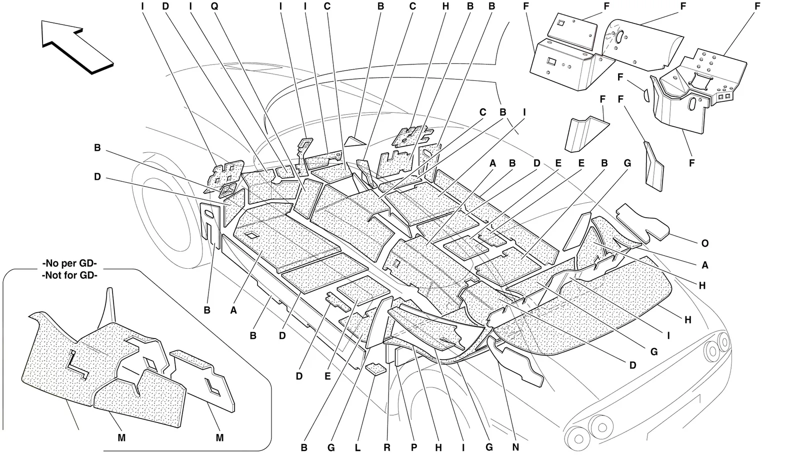 Passengers Compart. And Engine Compart. Insulations