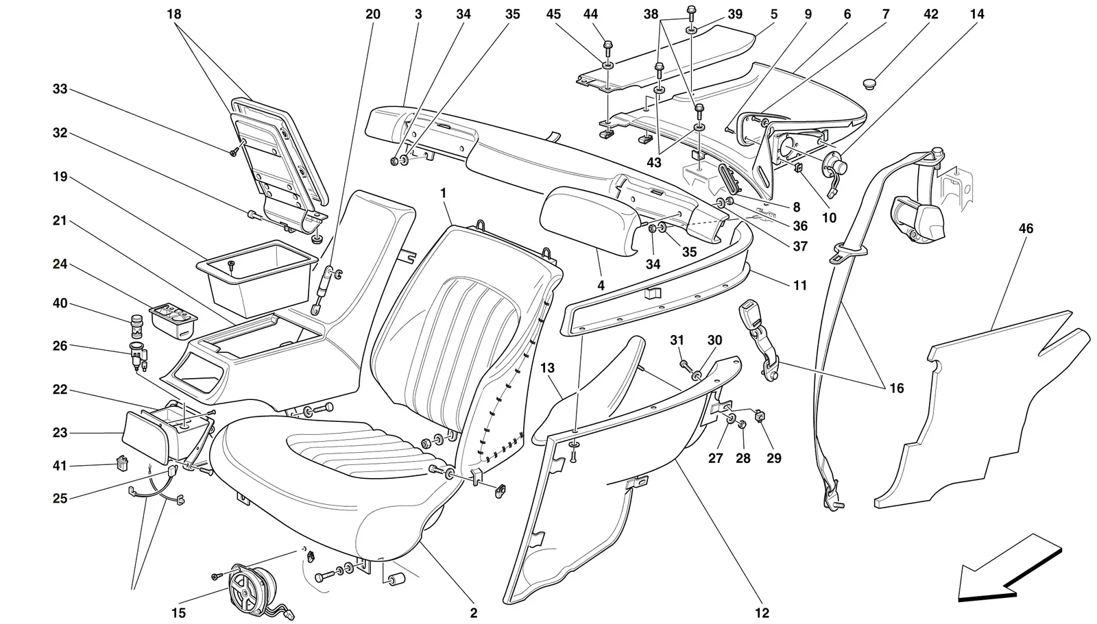 Rear Seats And Seat Belts