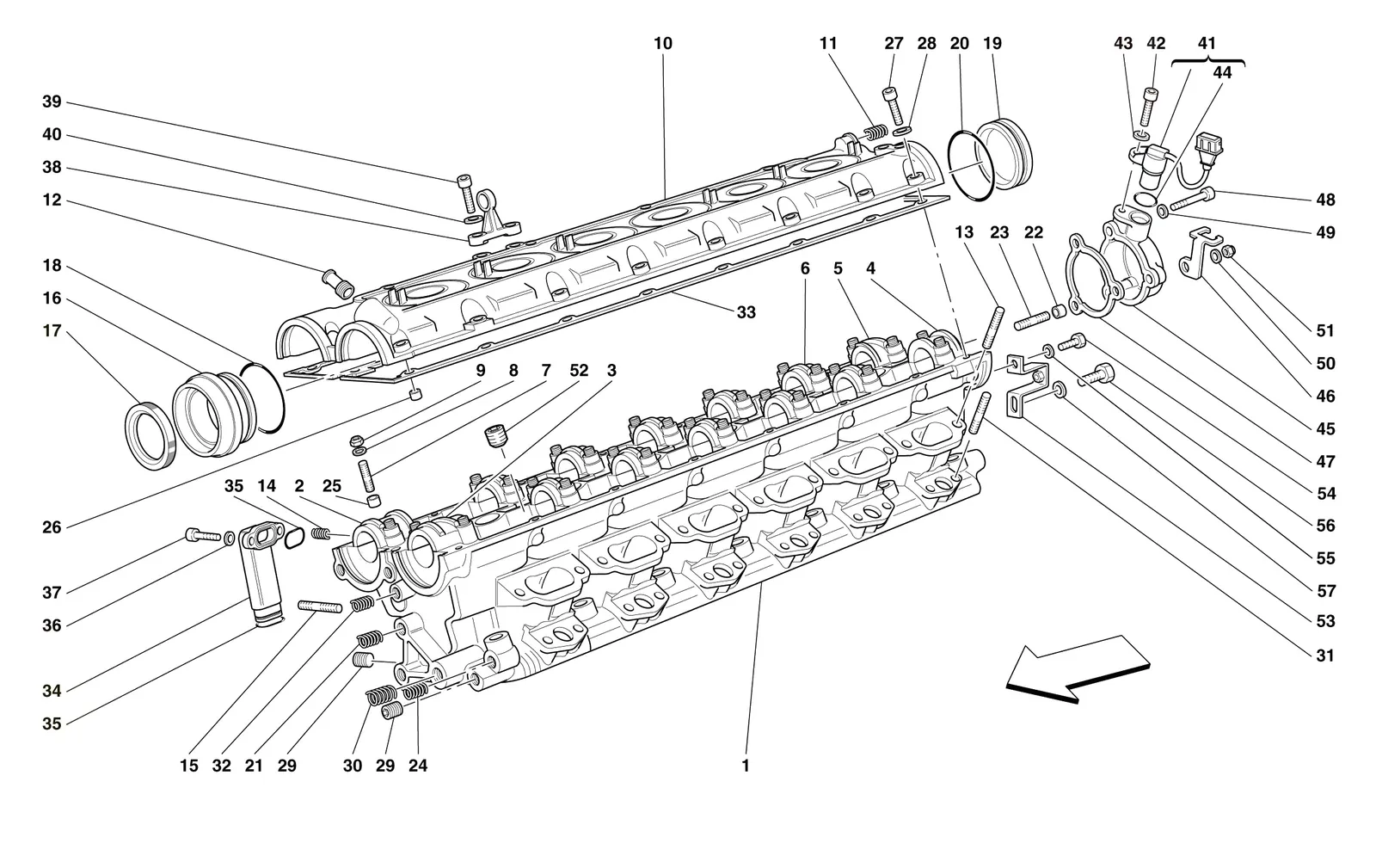 R.H. Cylinder Head