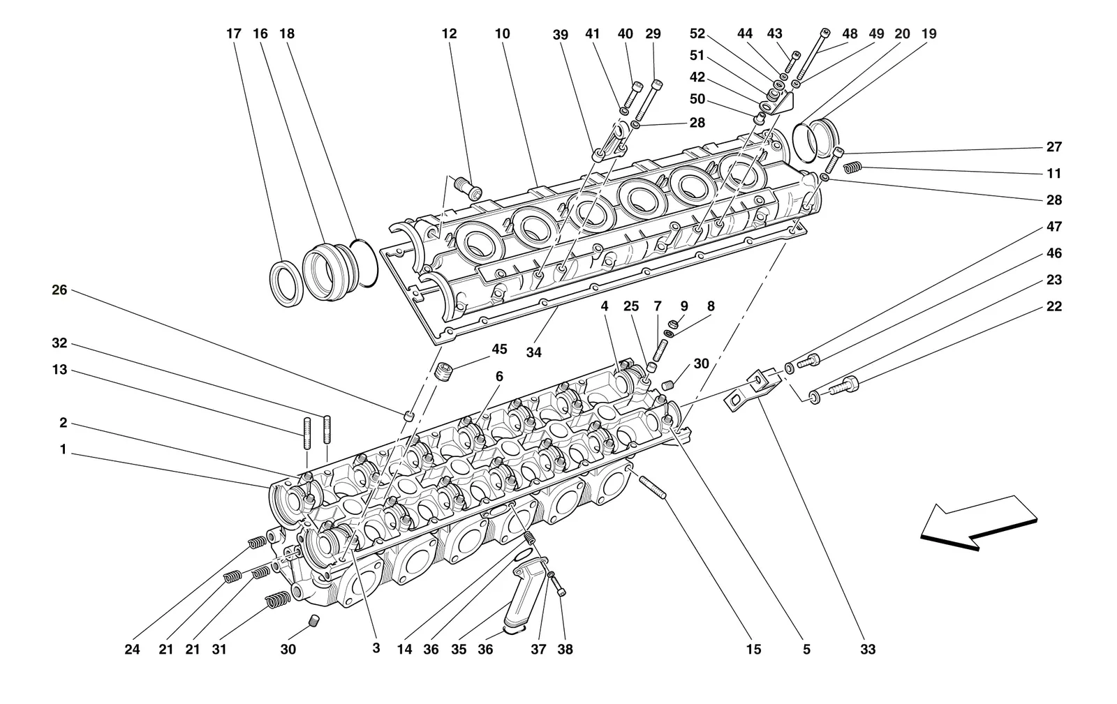 L.H. Cylinder Head