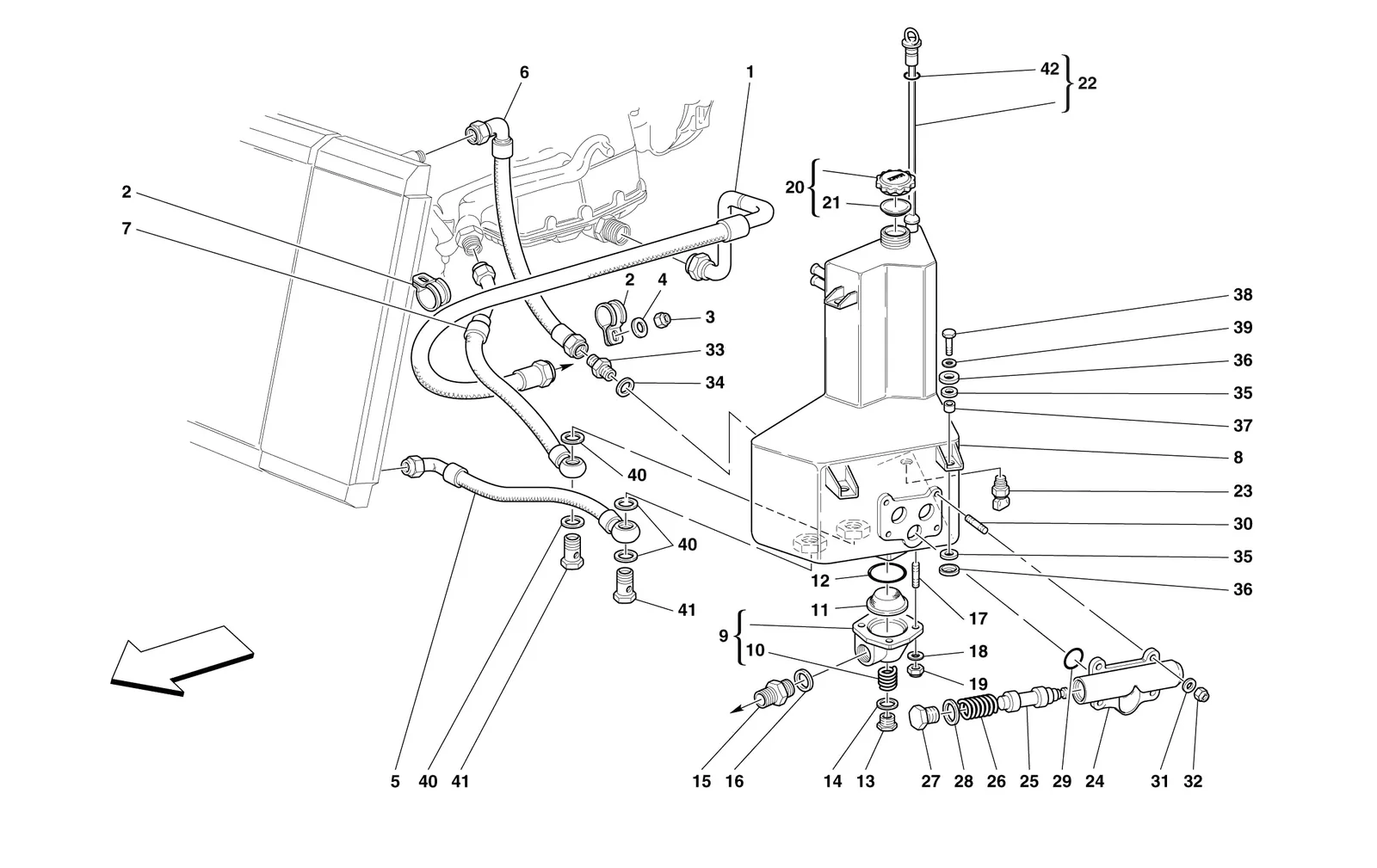 Lubrication System - Tank