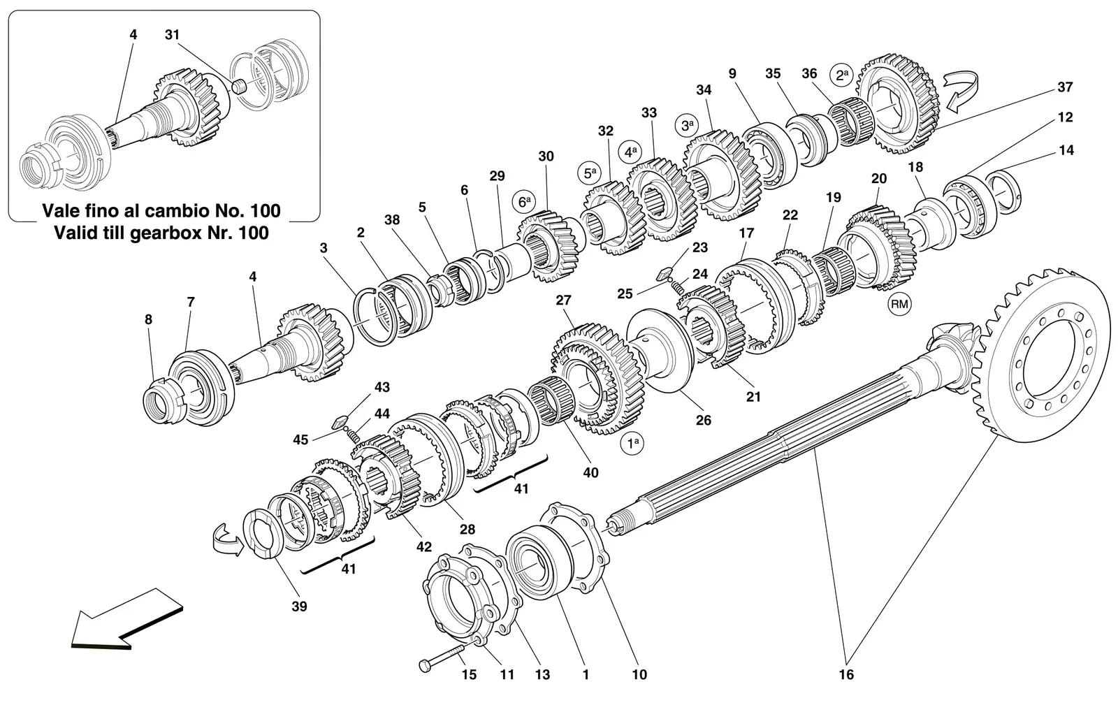 Lay Shaft Gears -Not For 456M Gta-