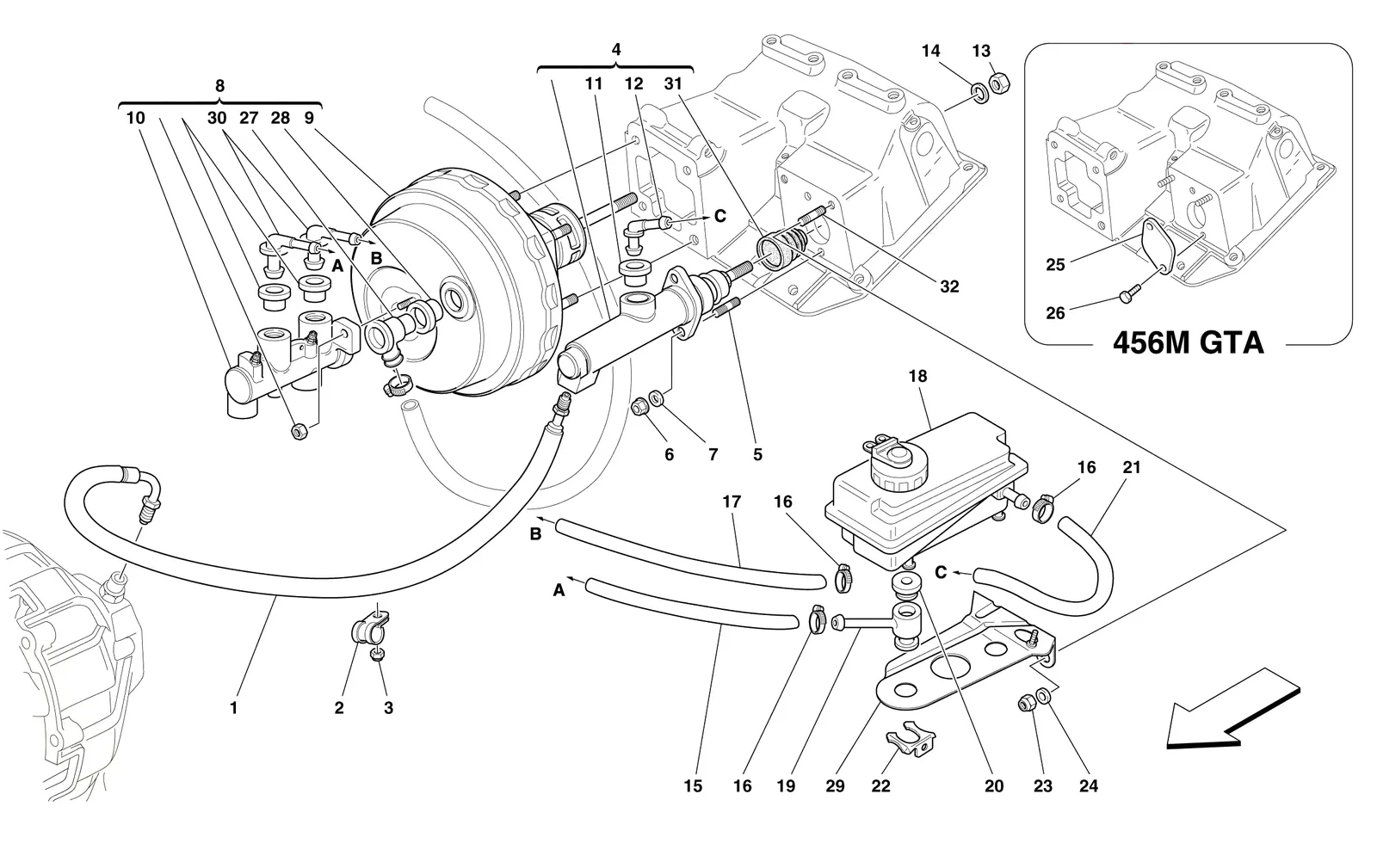 Brake And Clutch Hydraulic System -Not For Gd-