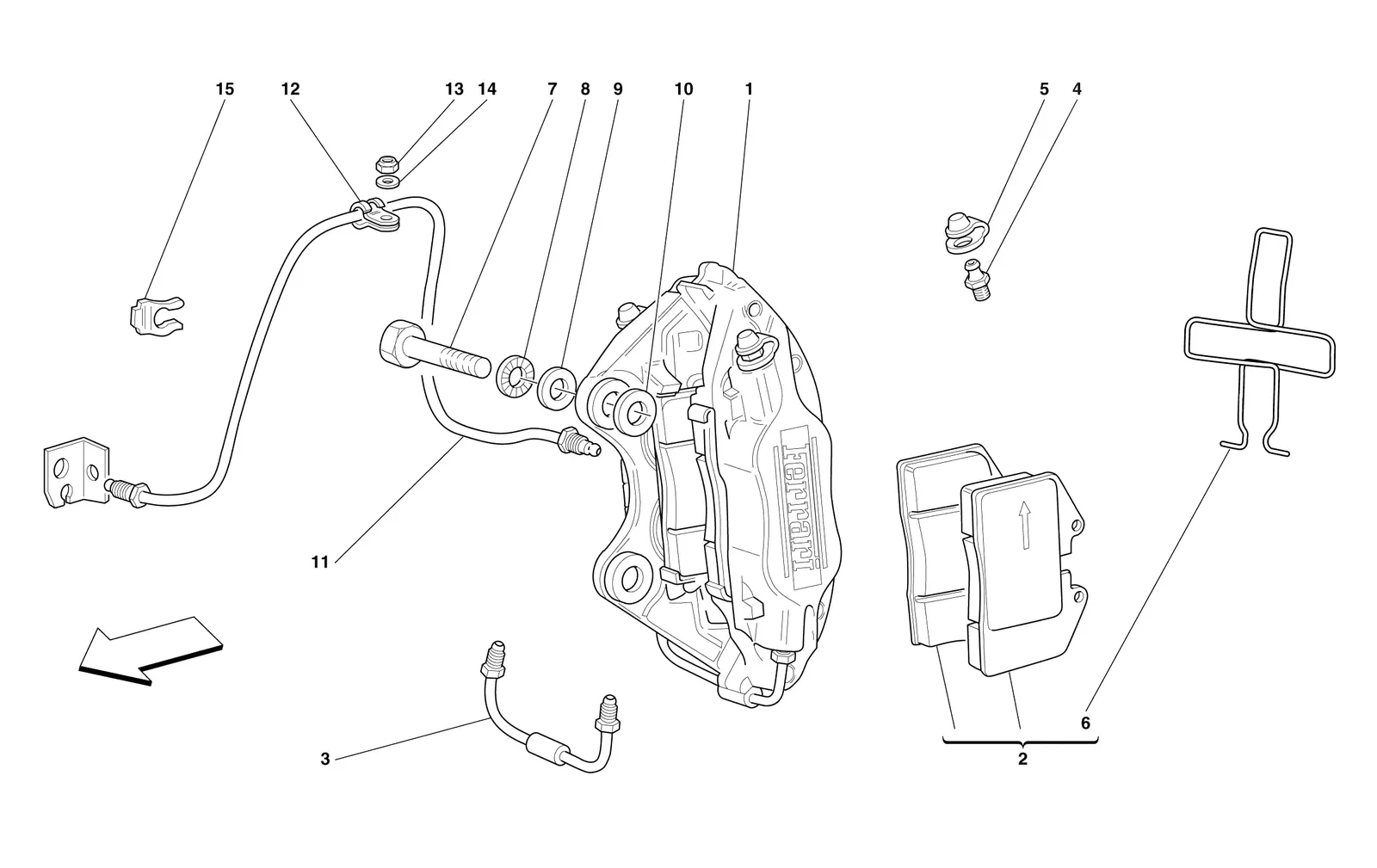 Caliper For Rear Brake