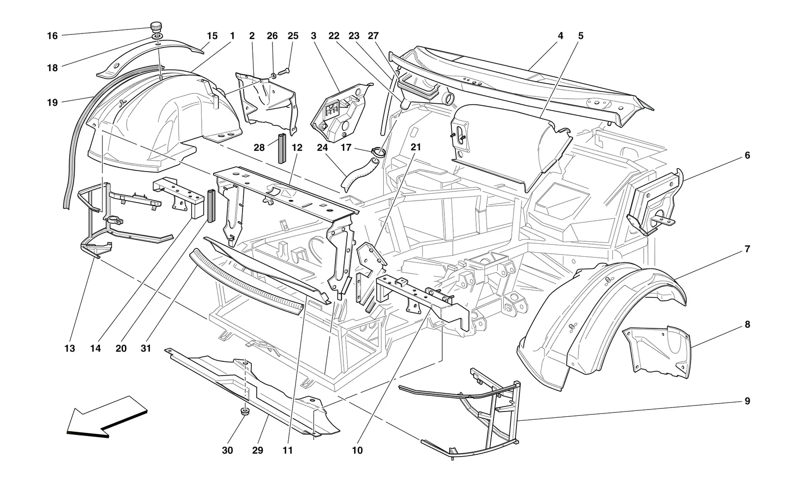 Front Structures And Components