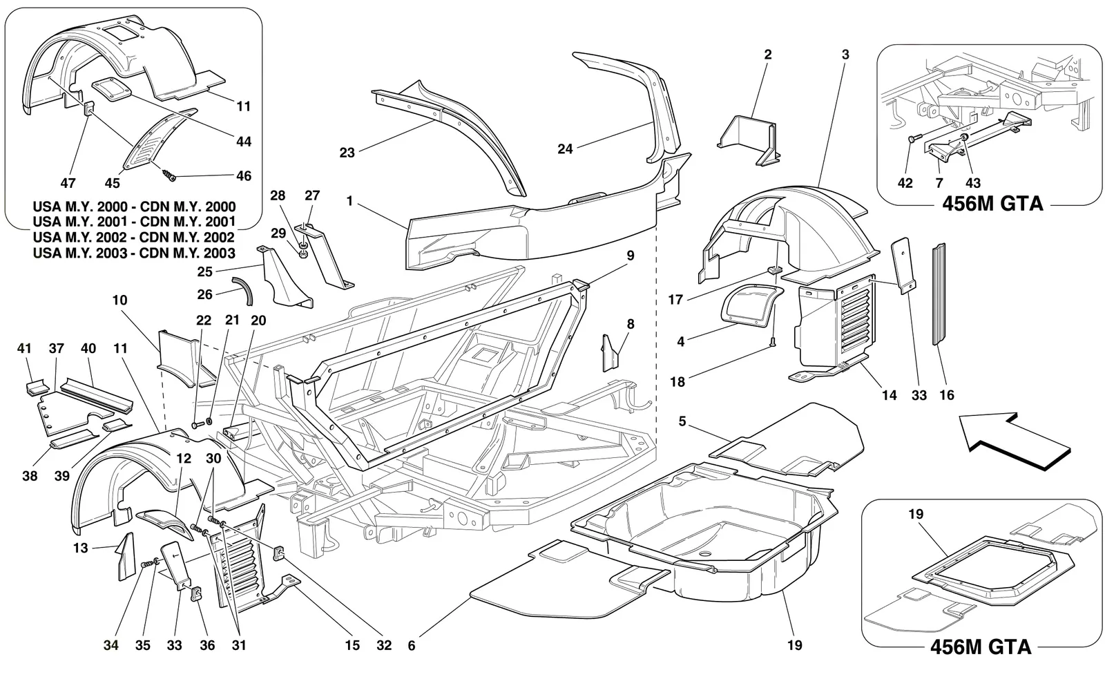 Rear Structures And Components