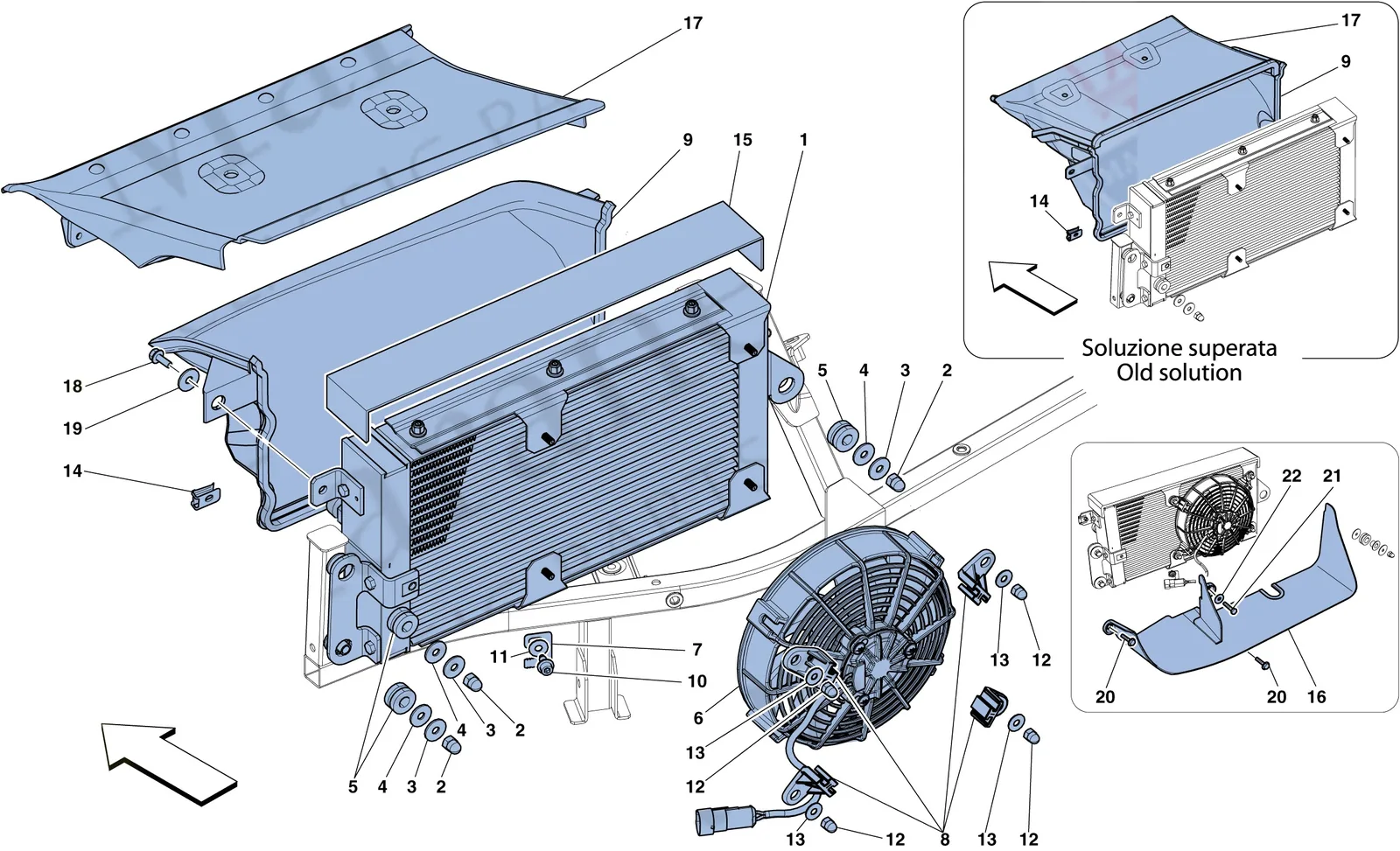Gearbox Oil Cooling Radiators