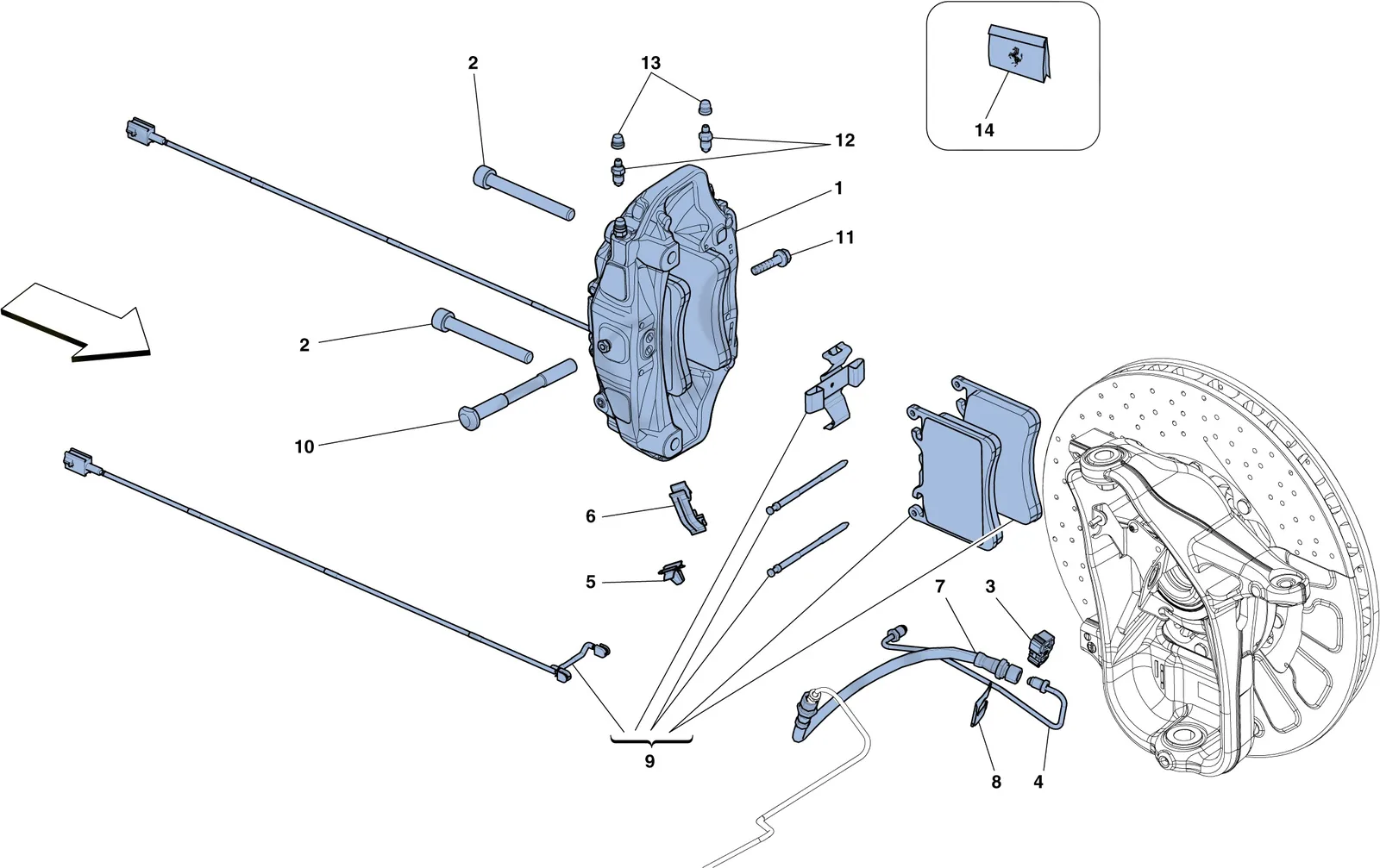 Front Brake Callipers