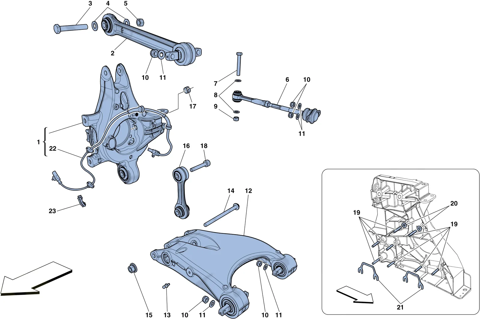 Rear Suspension - Arms