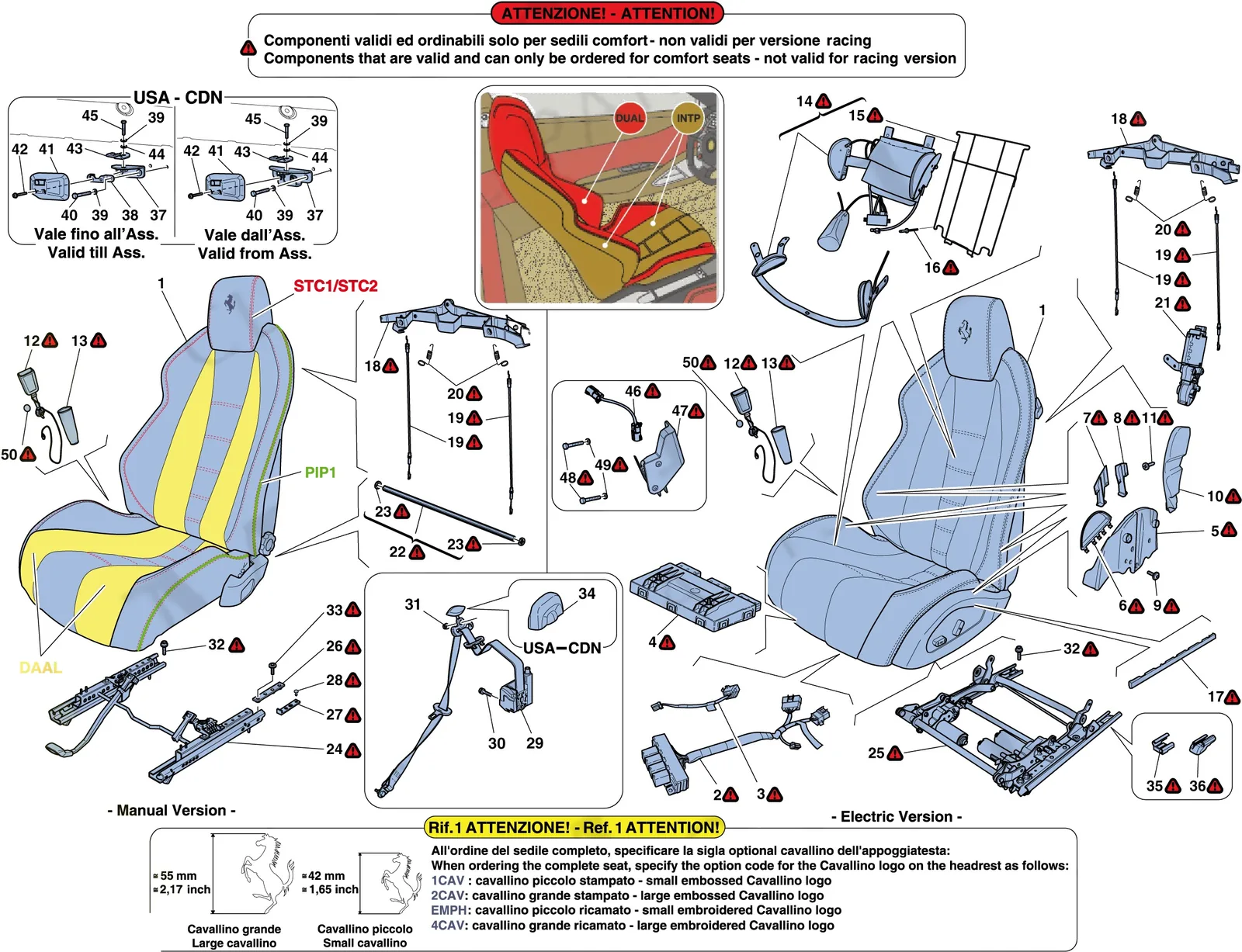Seats - Seat Belts, Guides And Adjustment