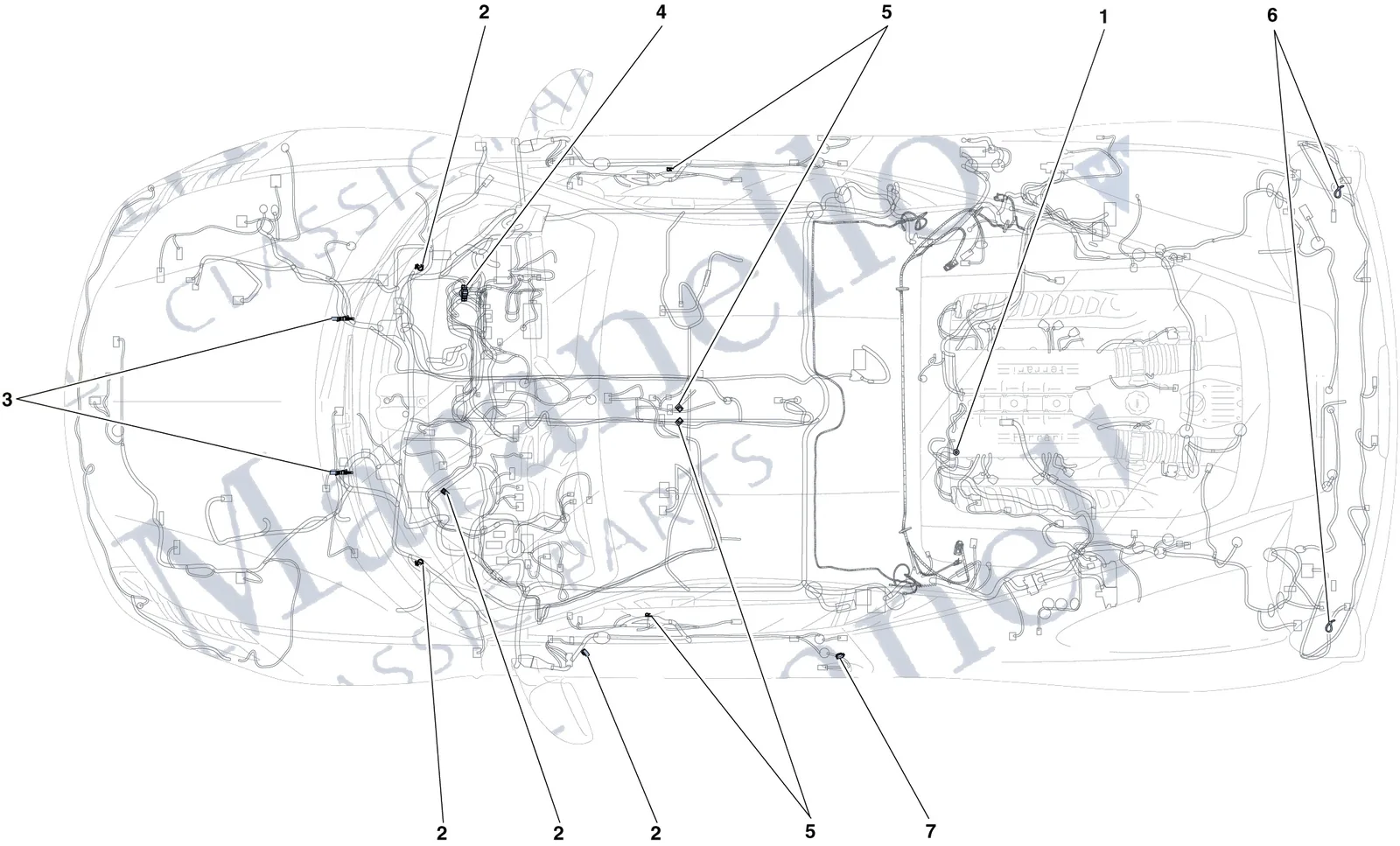 Various Fastenings For The Electrical System