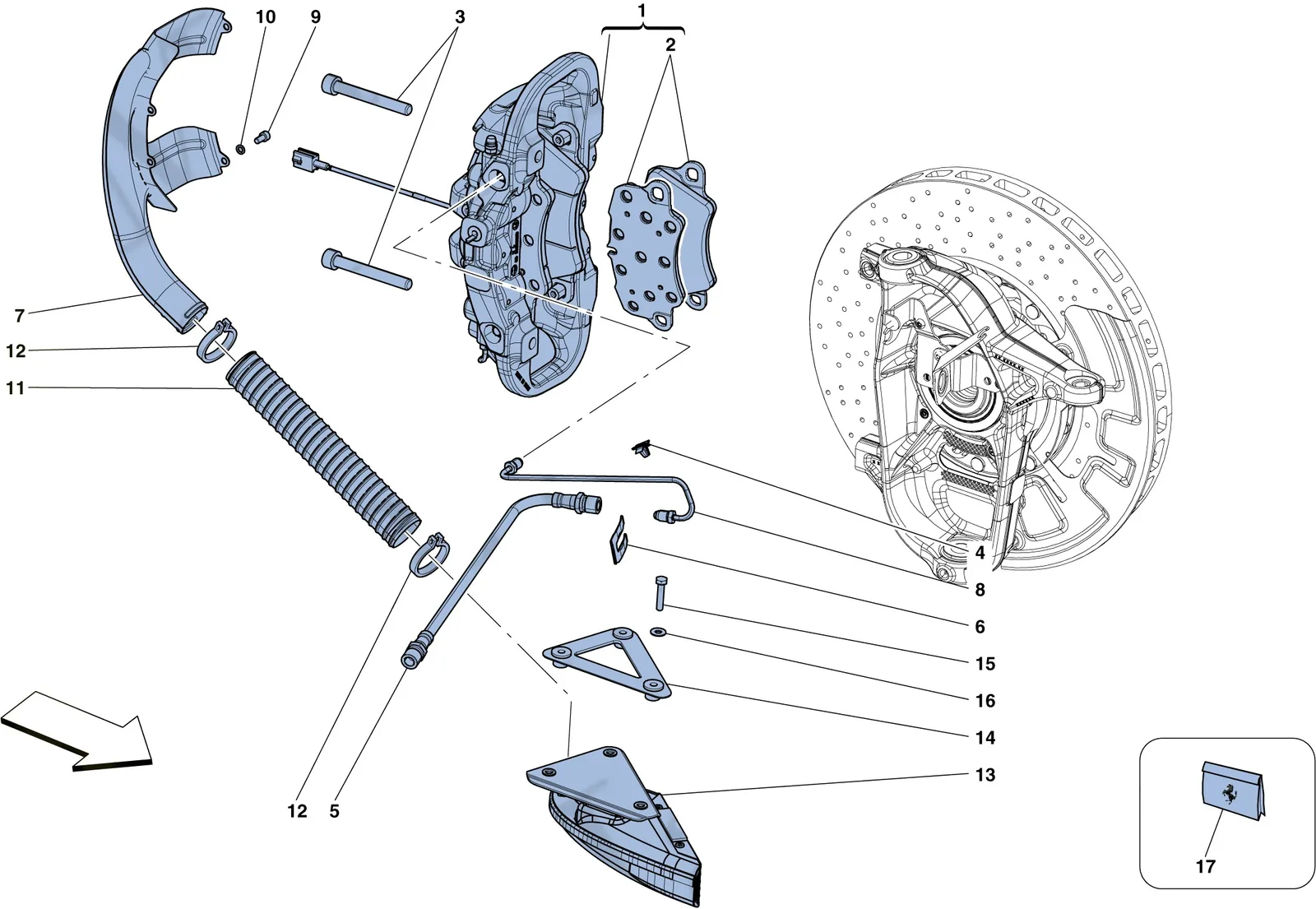 Front Brake Callipers