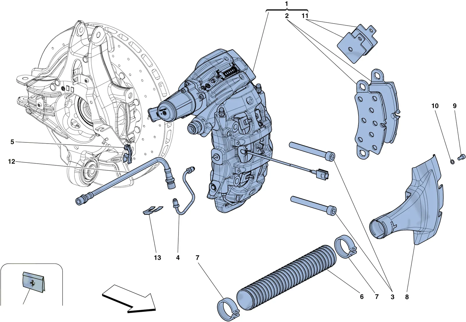 Rear Brake Callipers
