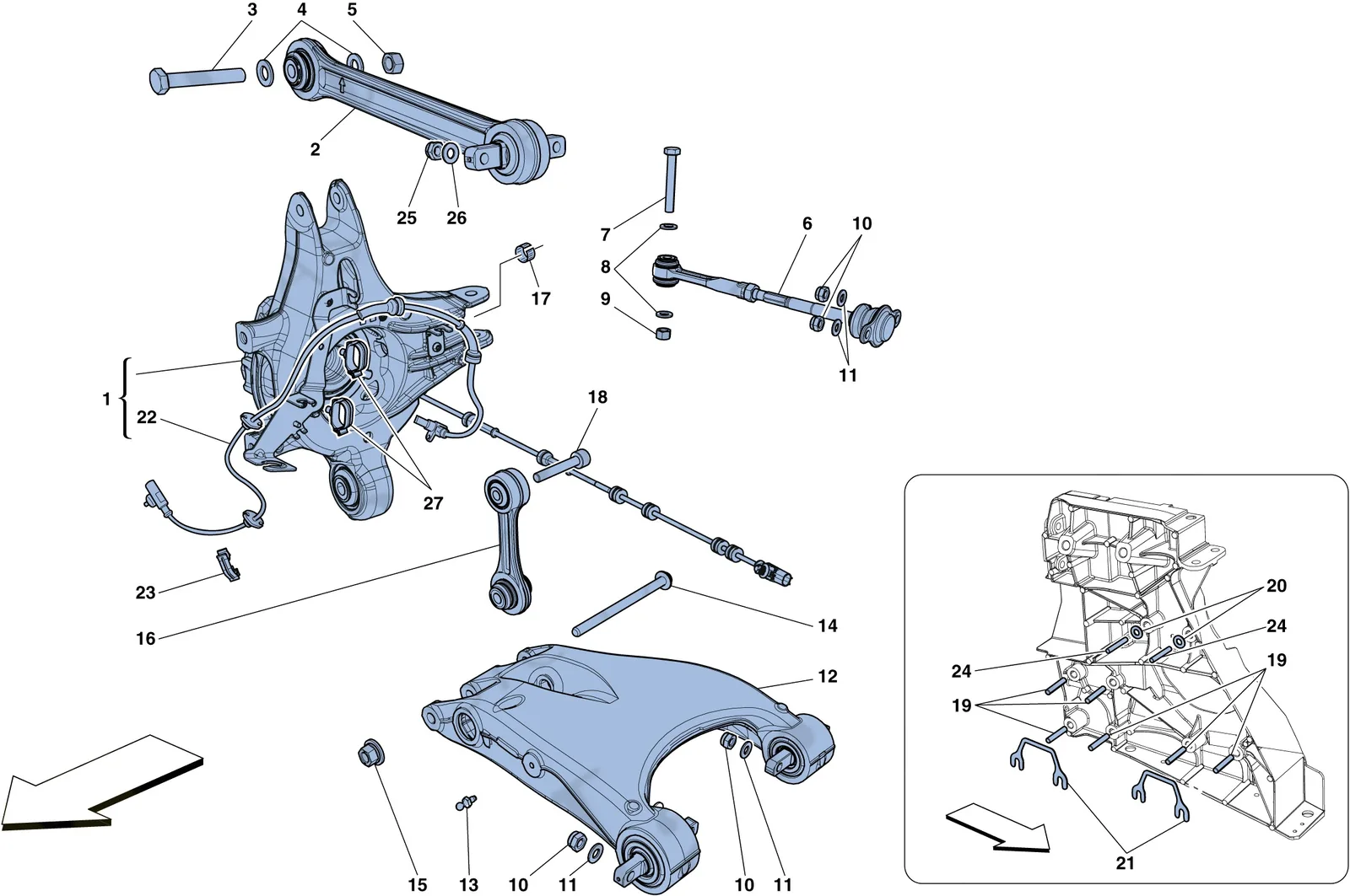 Rear Suspension - Arms