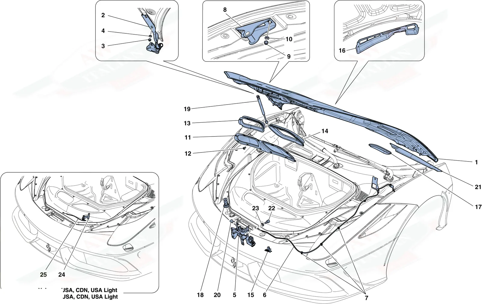 Front Lid And Opening Mechanism